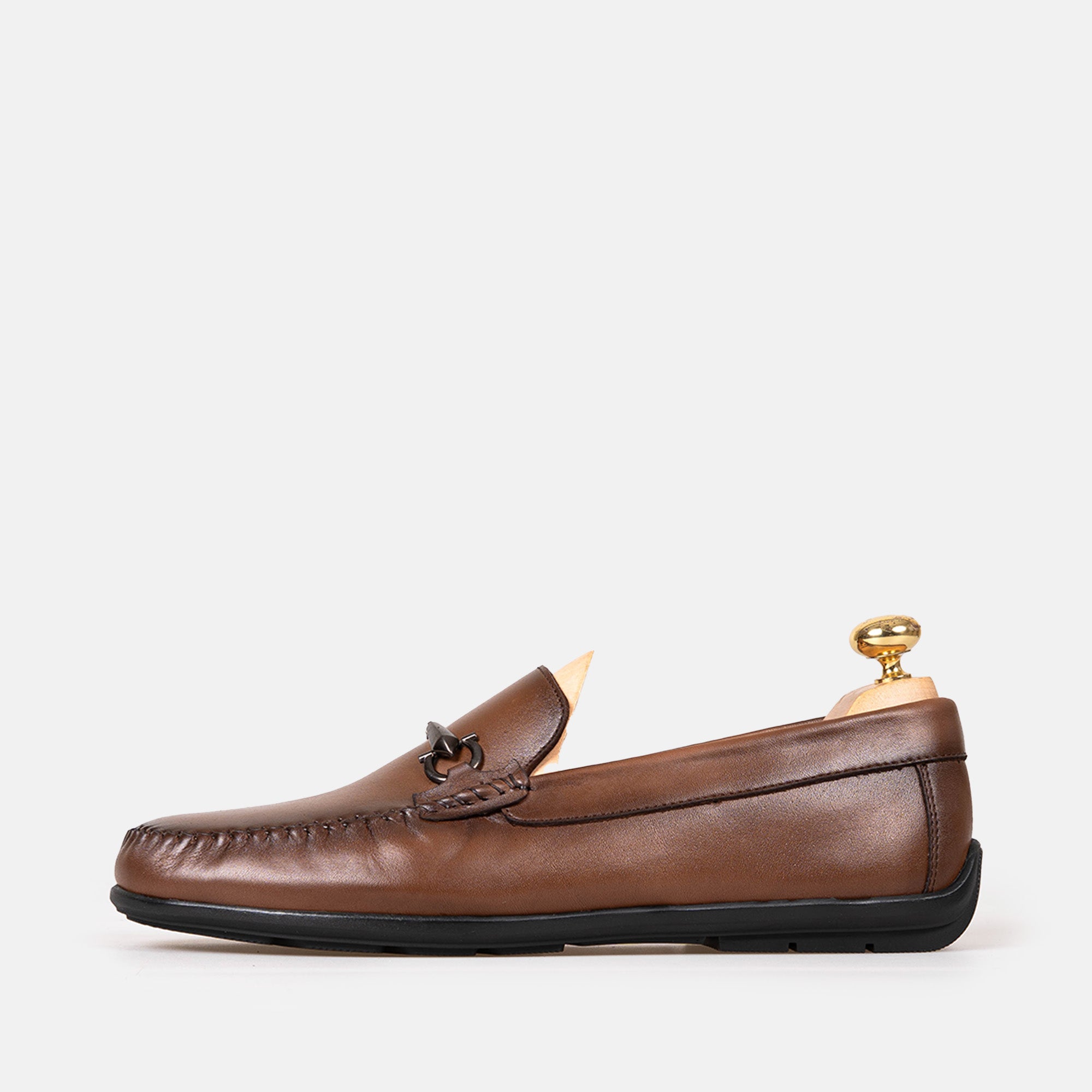 Volzak 5419 Vintage Brown Leather Moccasin