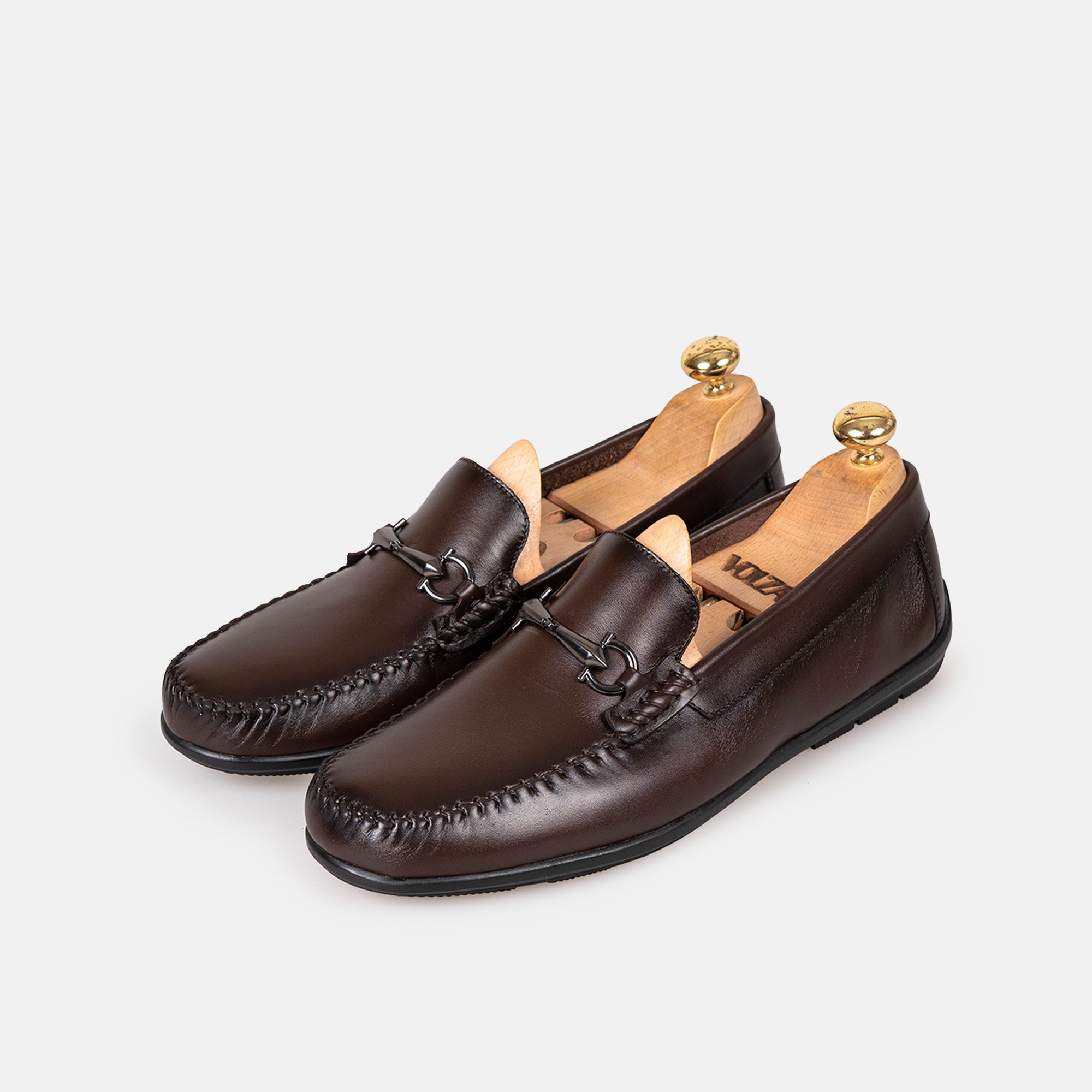 Volzak 5419 Brown Leather Moccasin