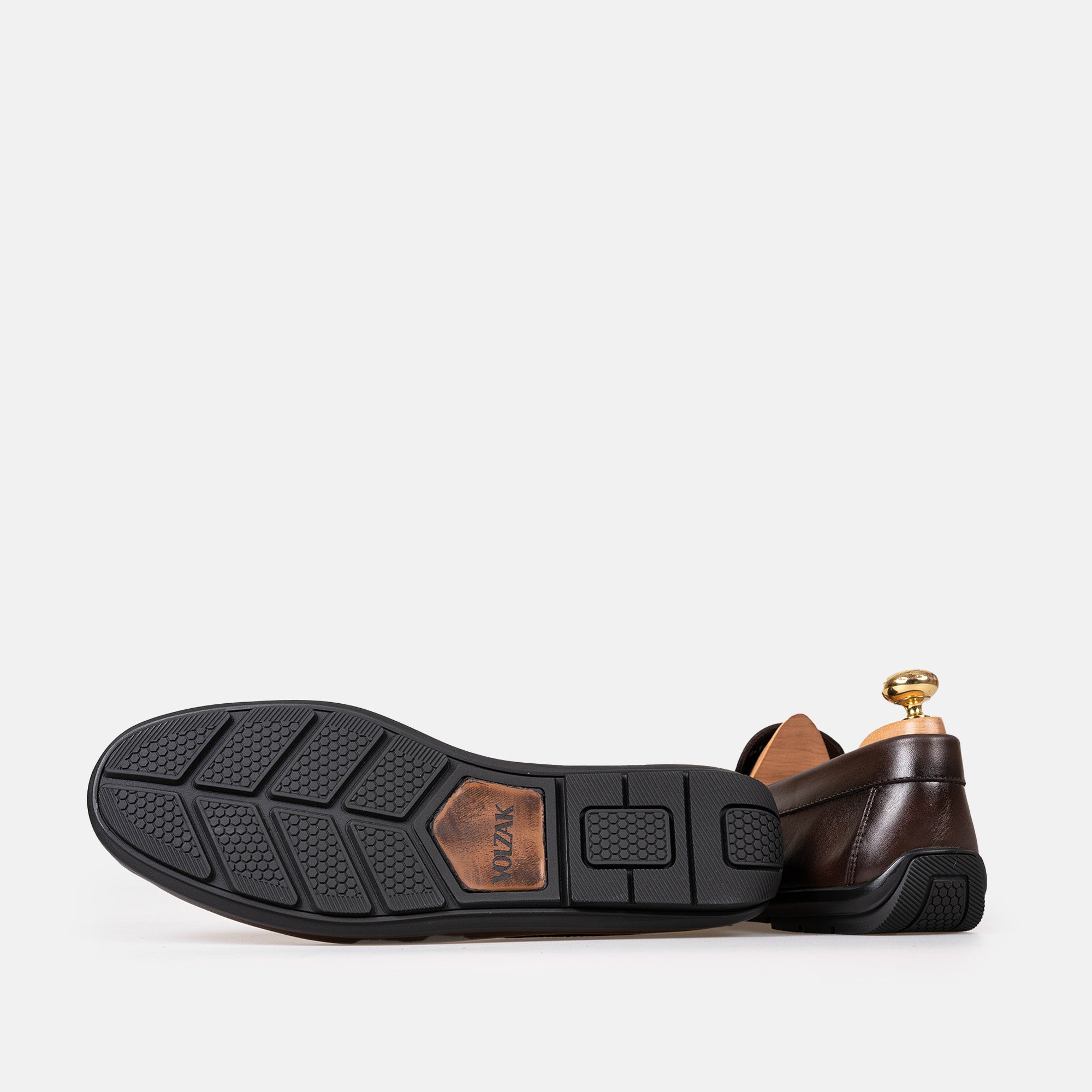 Volzak 5419 Brown Leather Moccasin