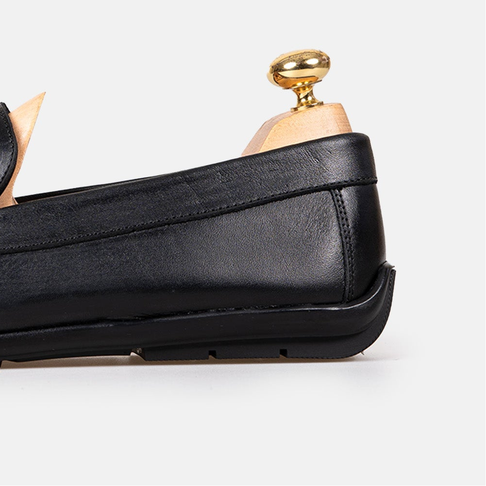 Volzak 5420 Black Leather Moccasin