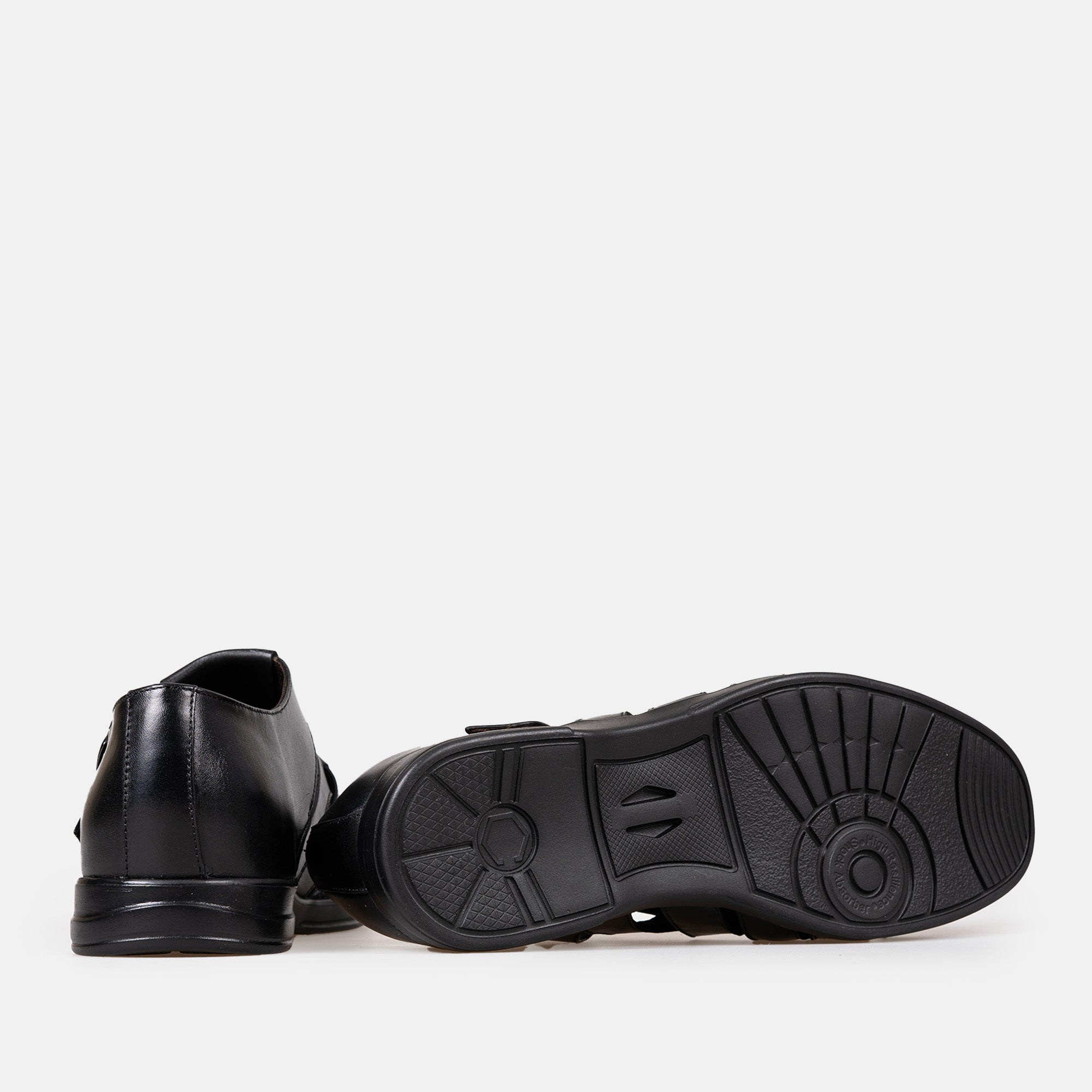 Volzak 5210 S Leather Sandal Black