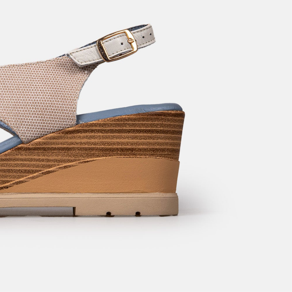 Volzak 5014 Sandale en cuir Beige