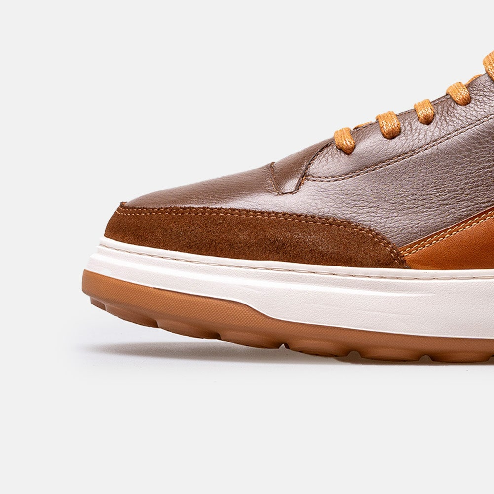 Volzak 6056 Brown leather sneaker