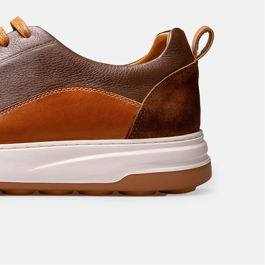 Volzak 6056 Brown leather sneaker