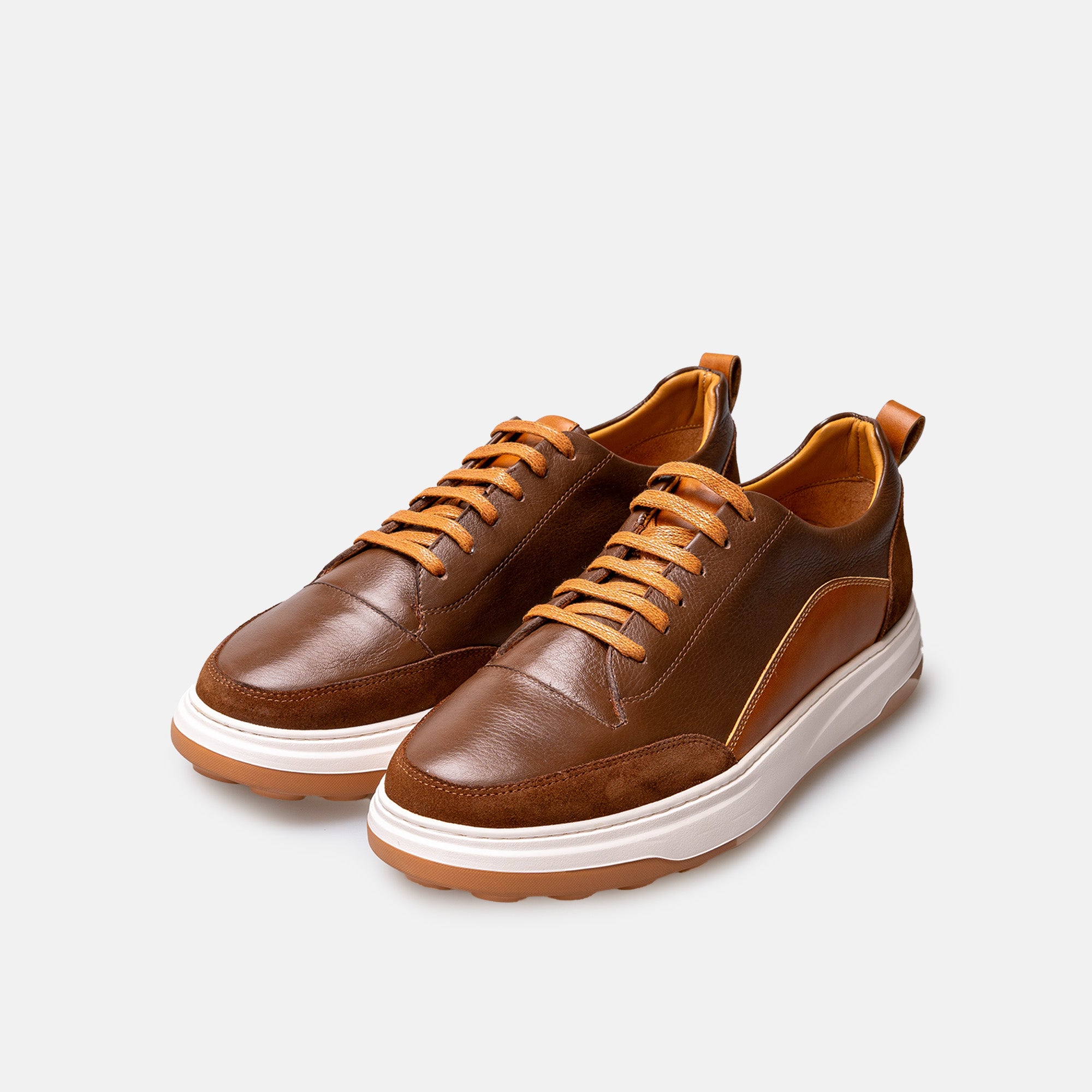 Volzak 6056 Brown leather sneaker