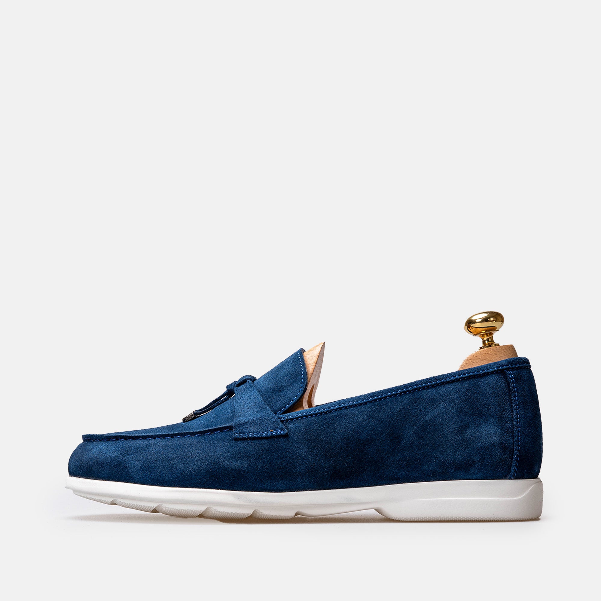 Volzak 3062 Suede Moccasin Blue