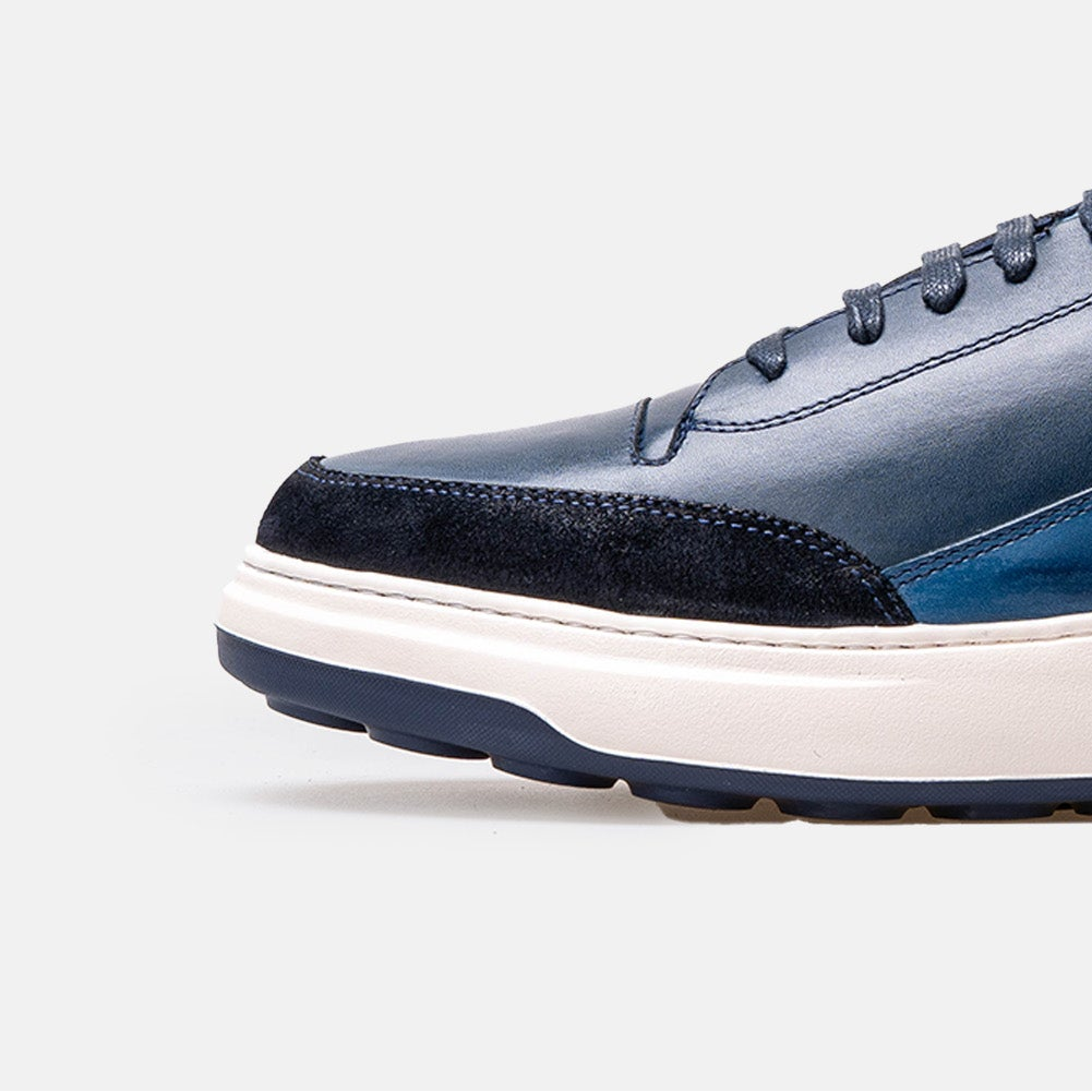 Volzak 6056 leather sneaker Blue