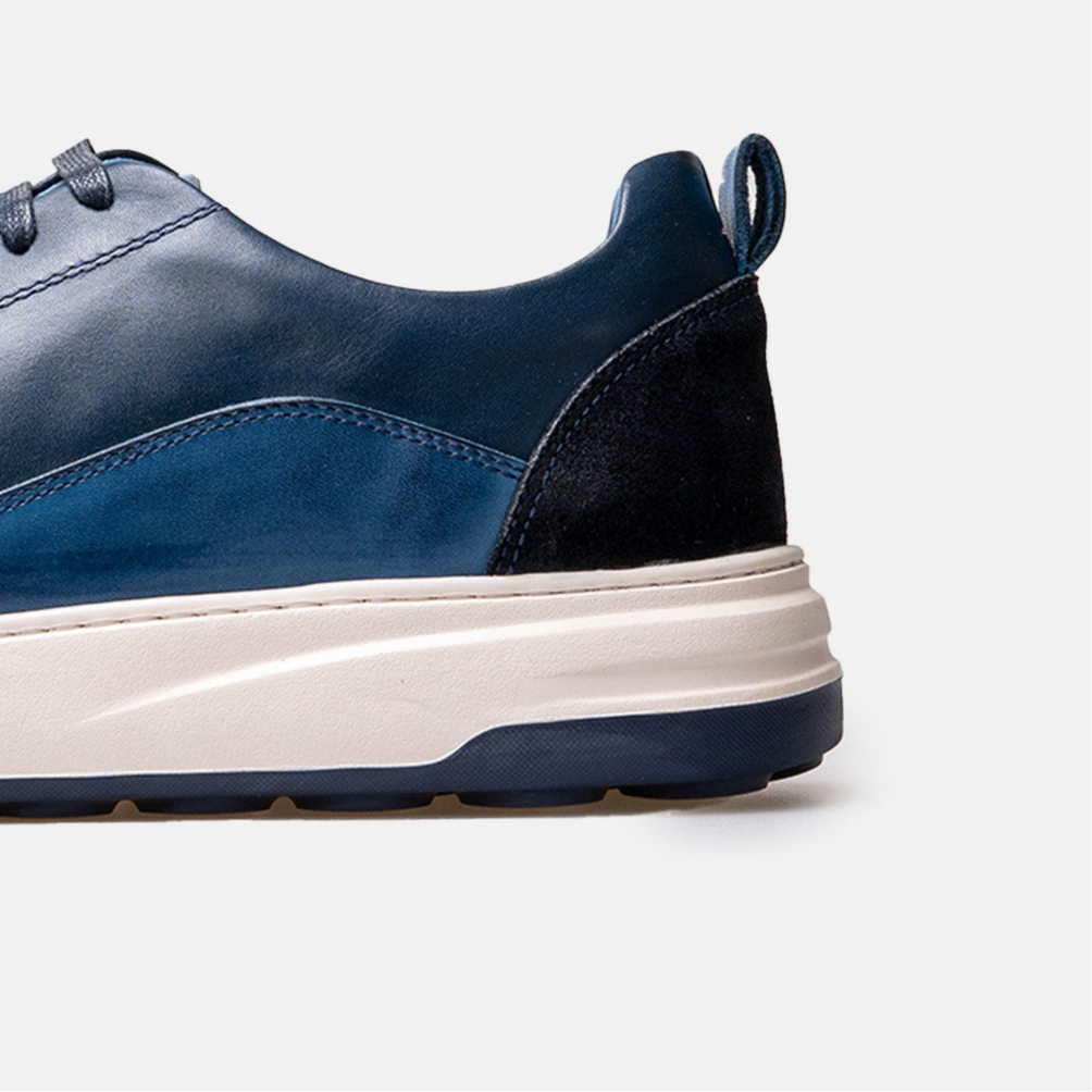 Volzak 6056 leather sneaker Blue