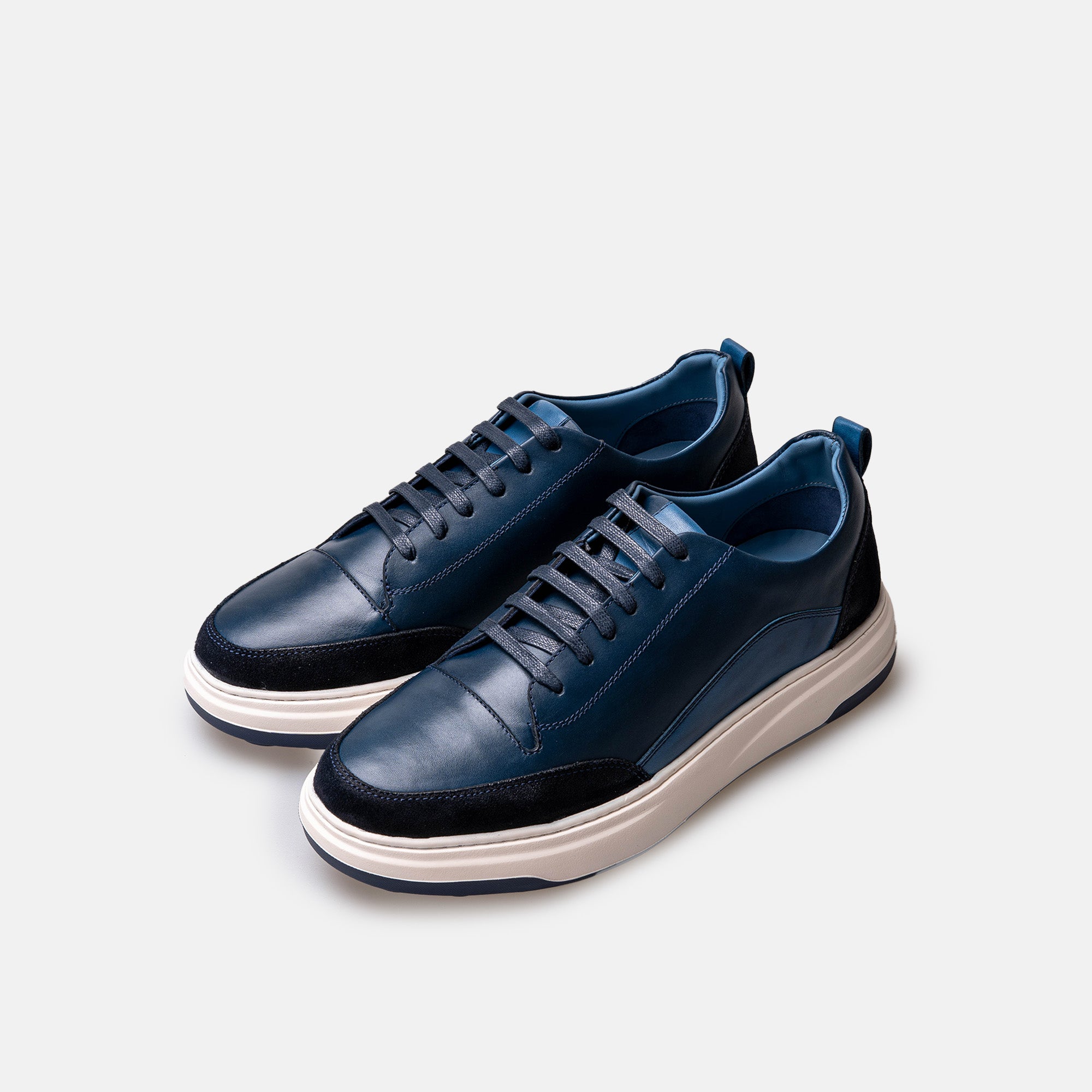 Volzak 6056 leather sneaker Blue