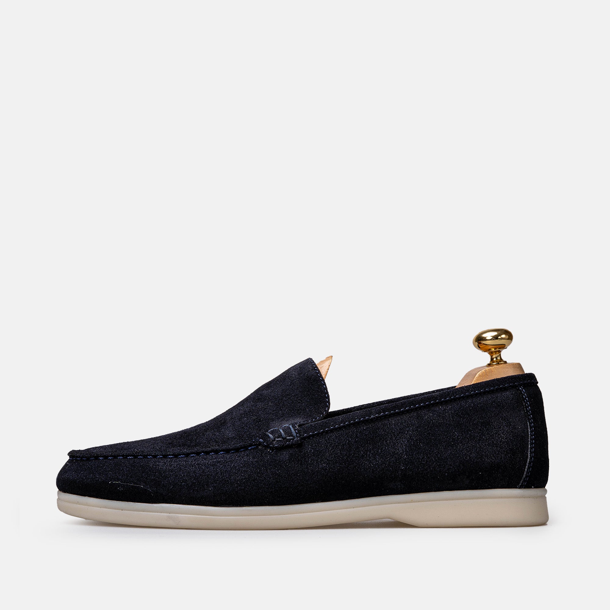 Volzak 3061 Suede Moccasin Blue