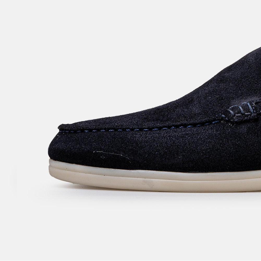 Volzak 3061 Suede Moccasin Blue