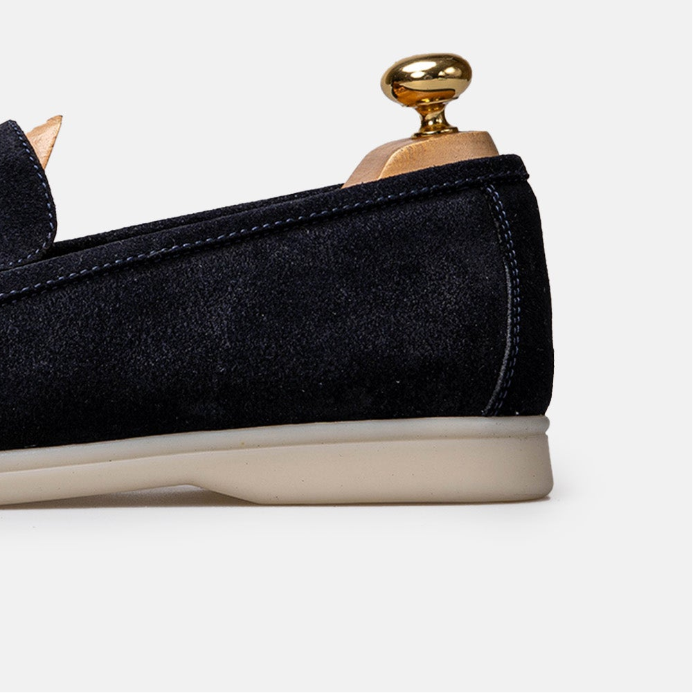 Volzak 3061 Suede Moccasin Blue