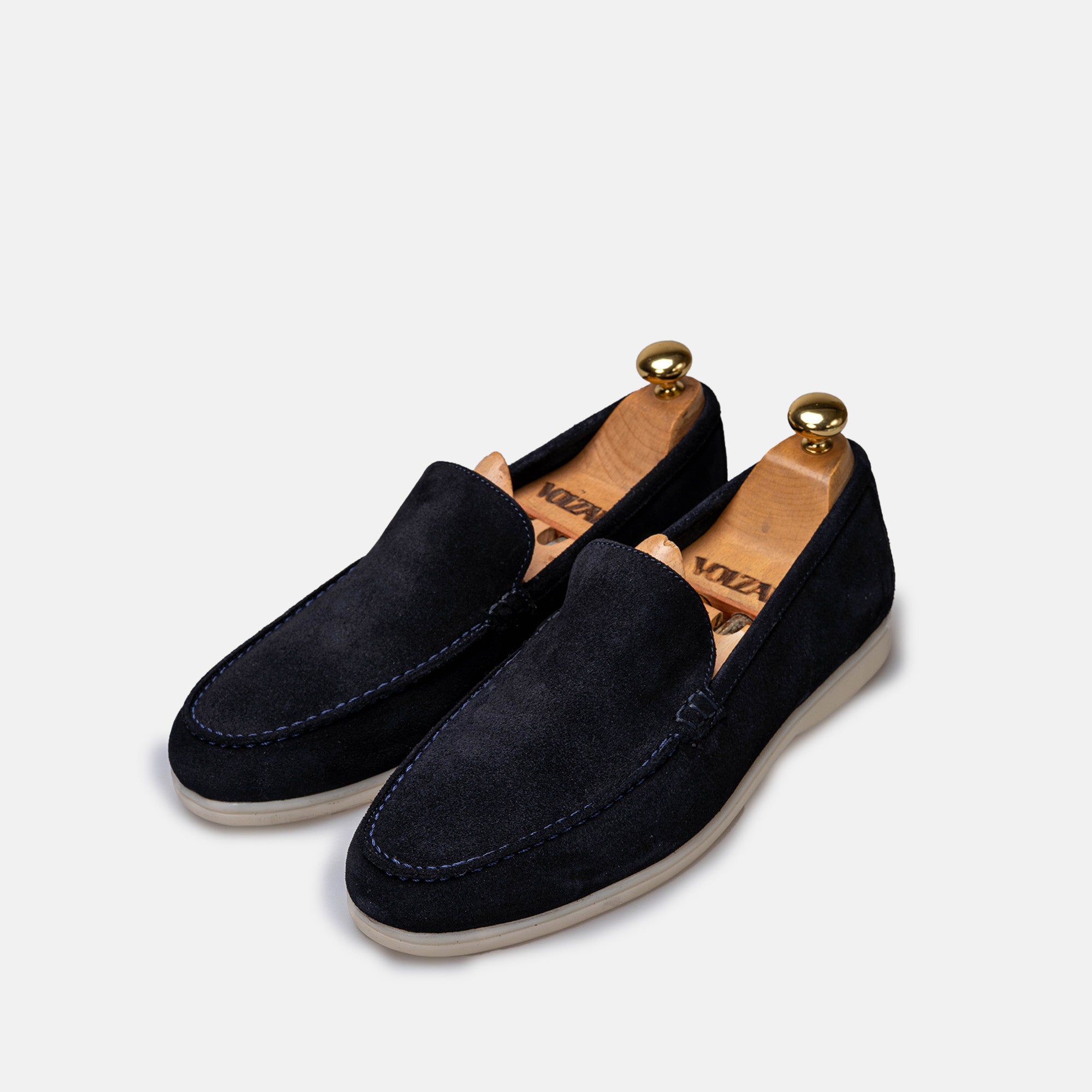 Volzak 3061 Suede Moccasin Blue