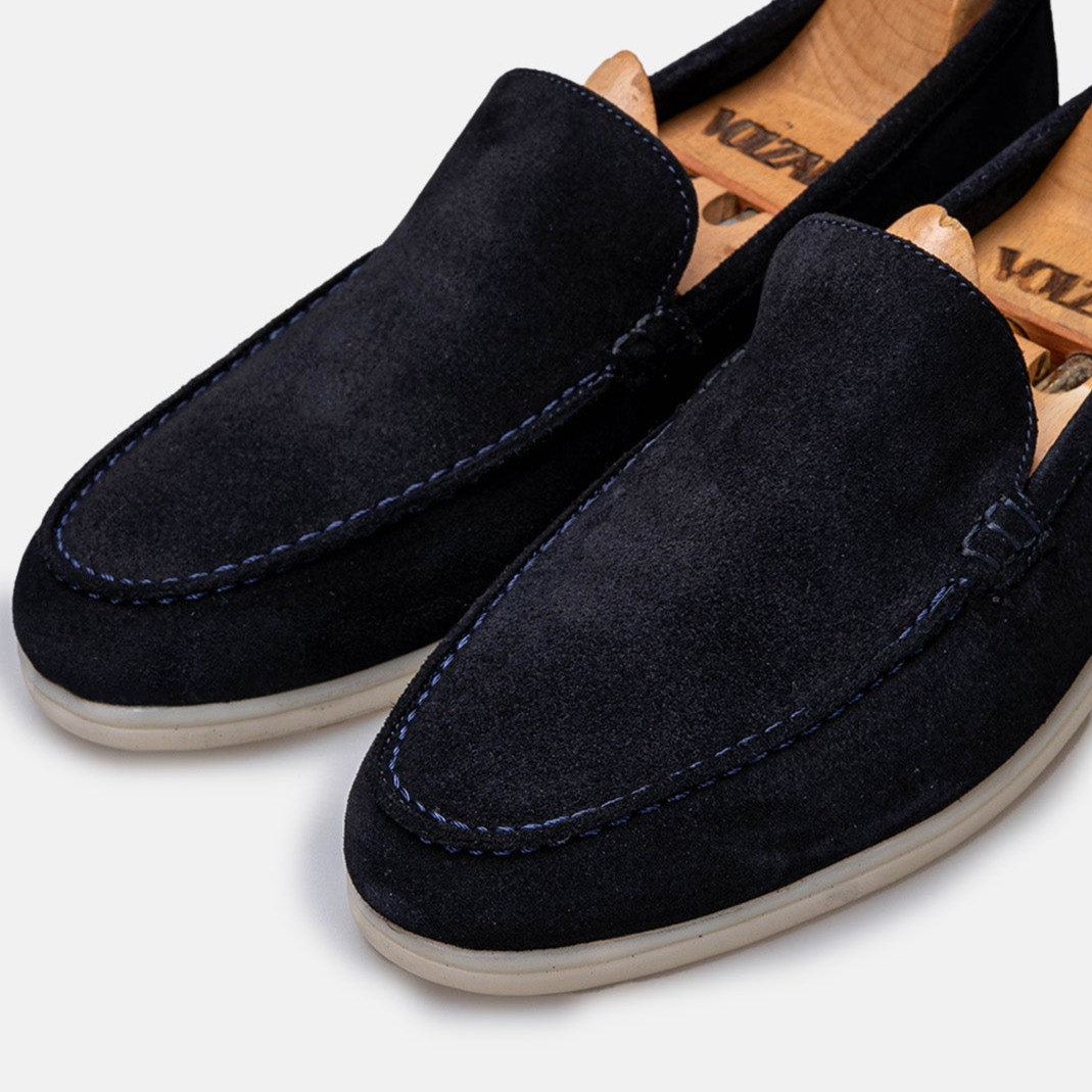 Volzak 3061 Suede Moccasin Blue