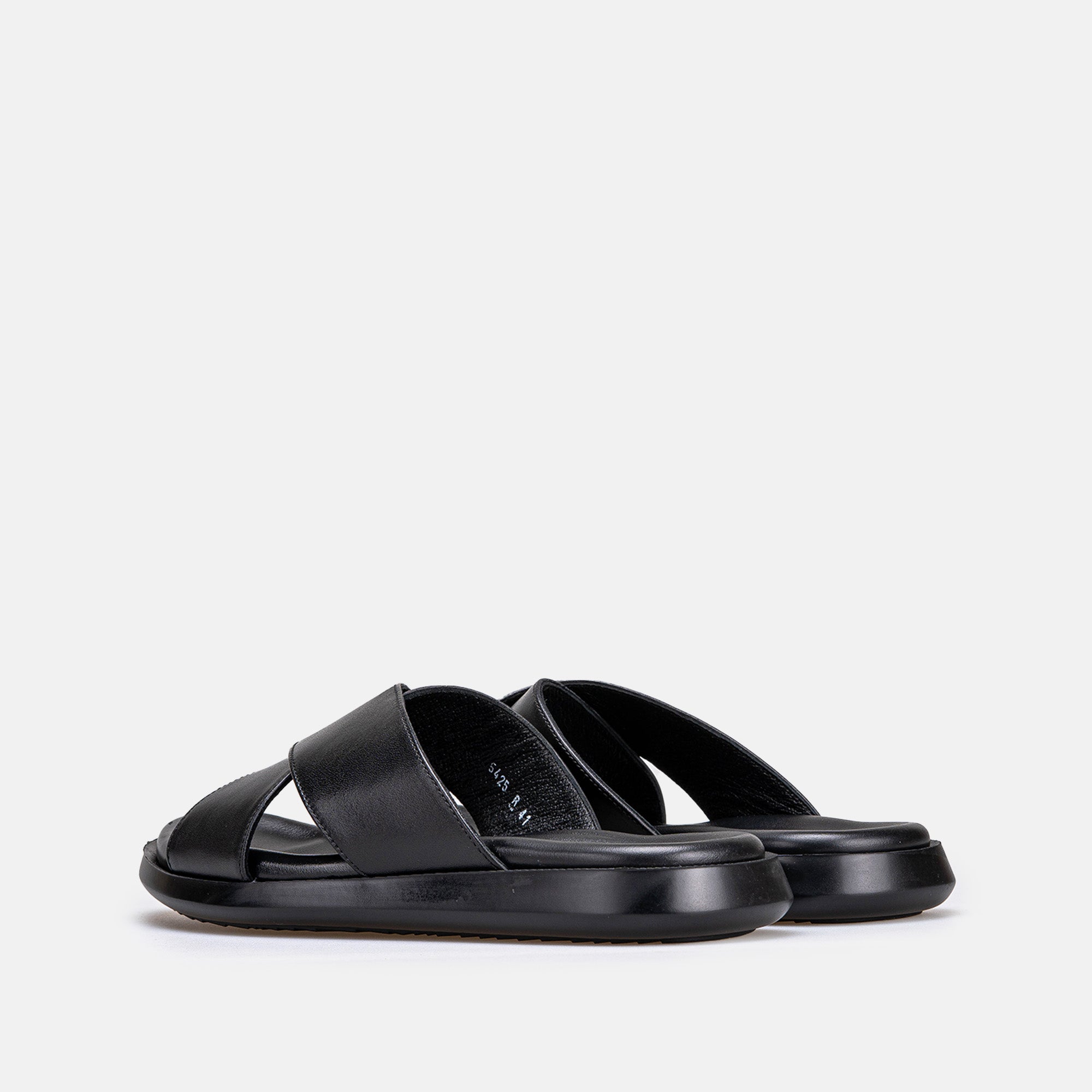 Volzak 5425 Sandale en cuir Noir