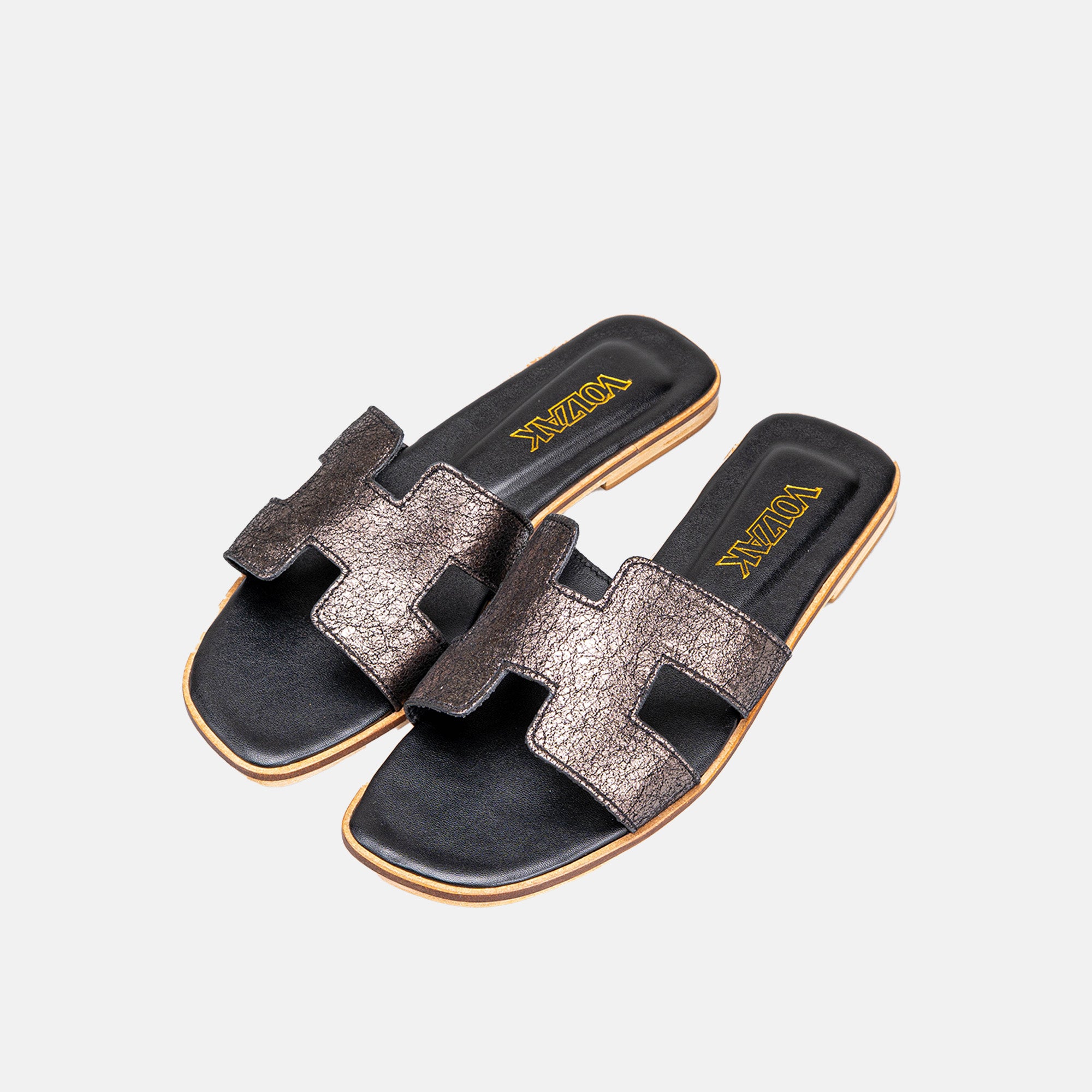 Volzak 900 Sandale en cuir Marron Bronze (Édition Limitée)