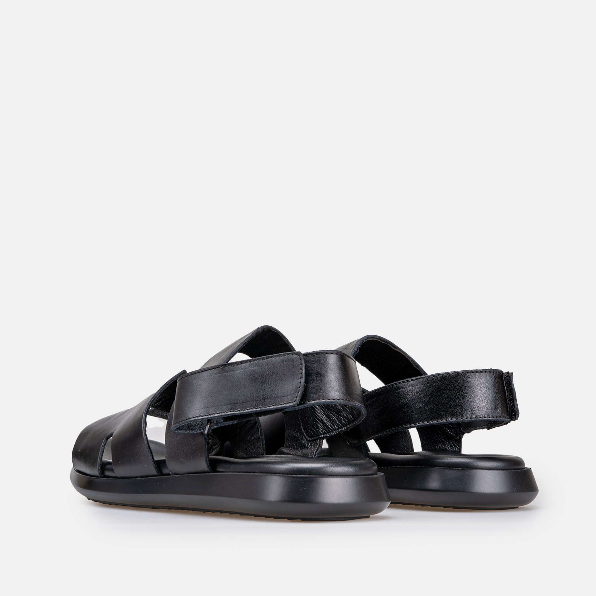 Volzak 5428 Sandale en cuir Noir