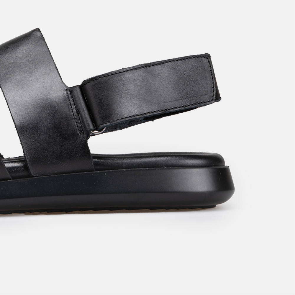 Volzak 5428 Sandale en cuir Noir