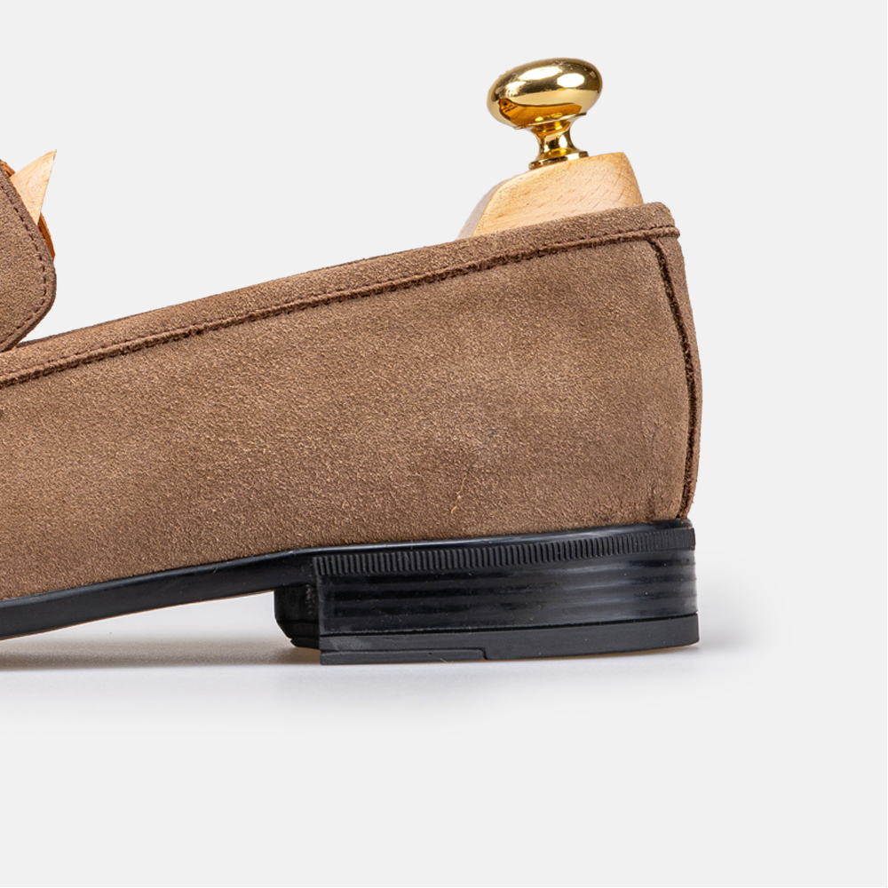 Volzak 5209 chaussure en daim Taupe