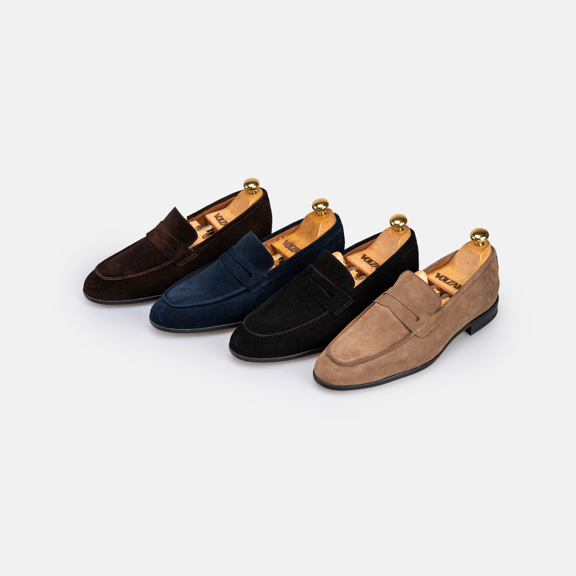 Volzak 5209 chaussure en daim Taupe