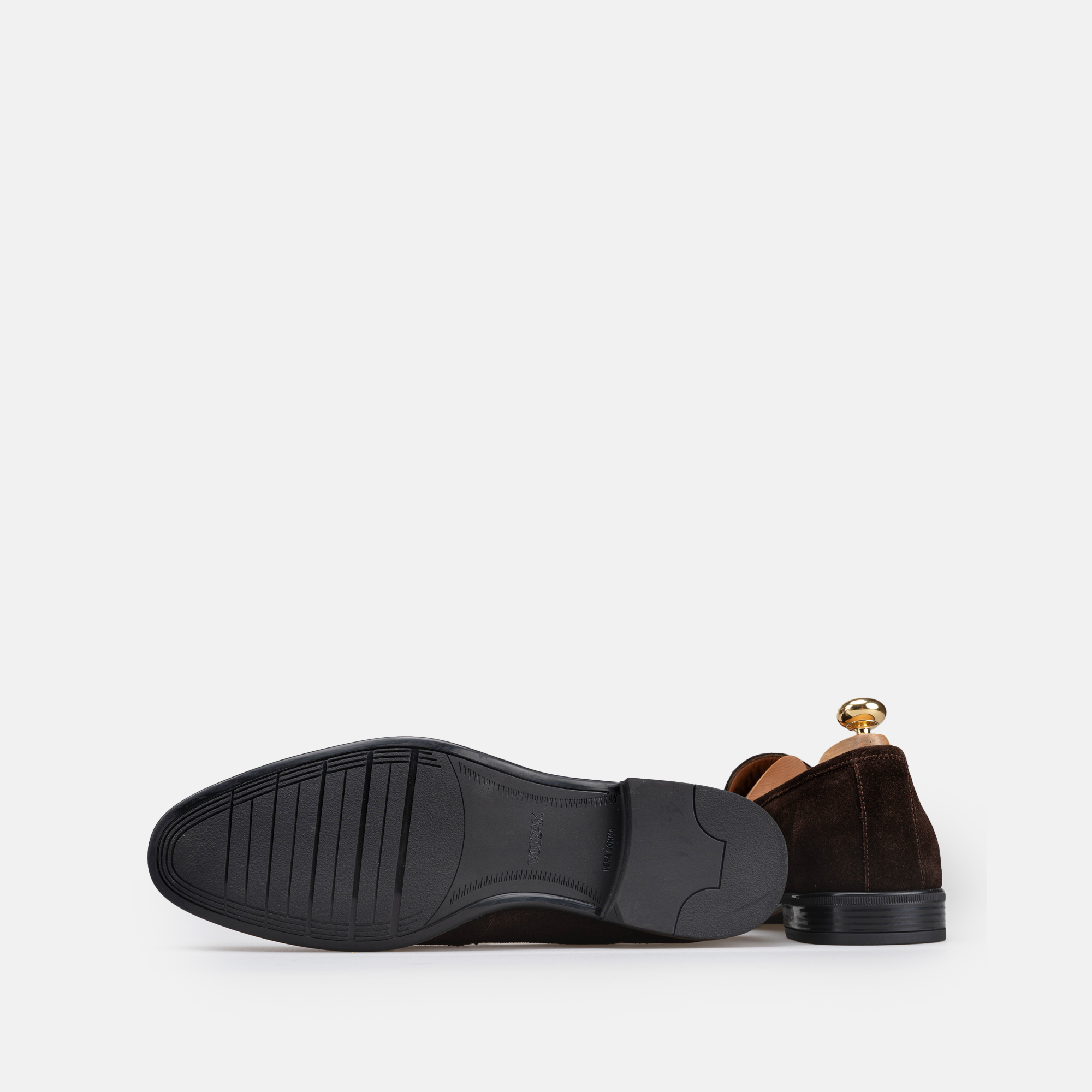 Volzak 5209 chaussure en daim Marron