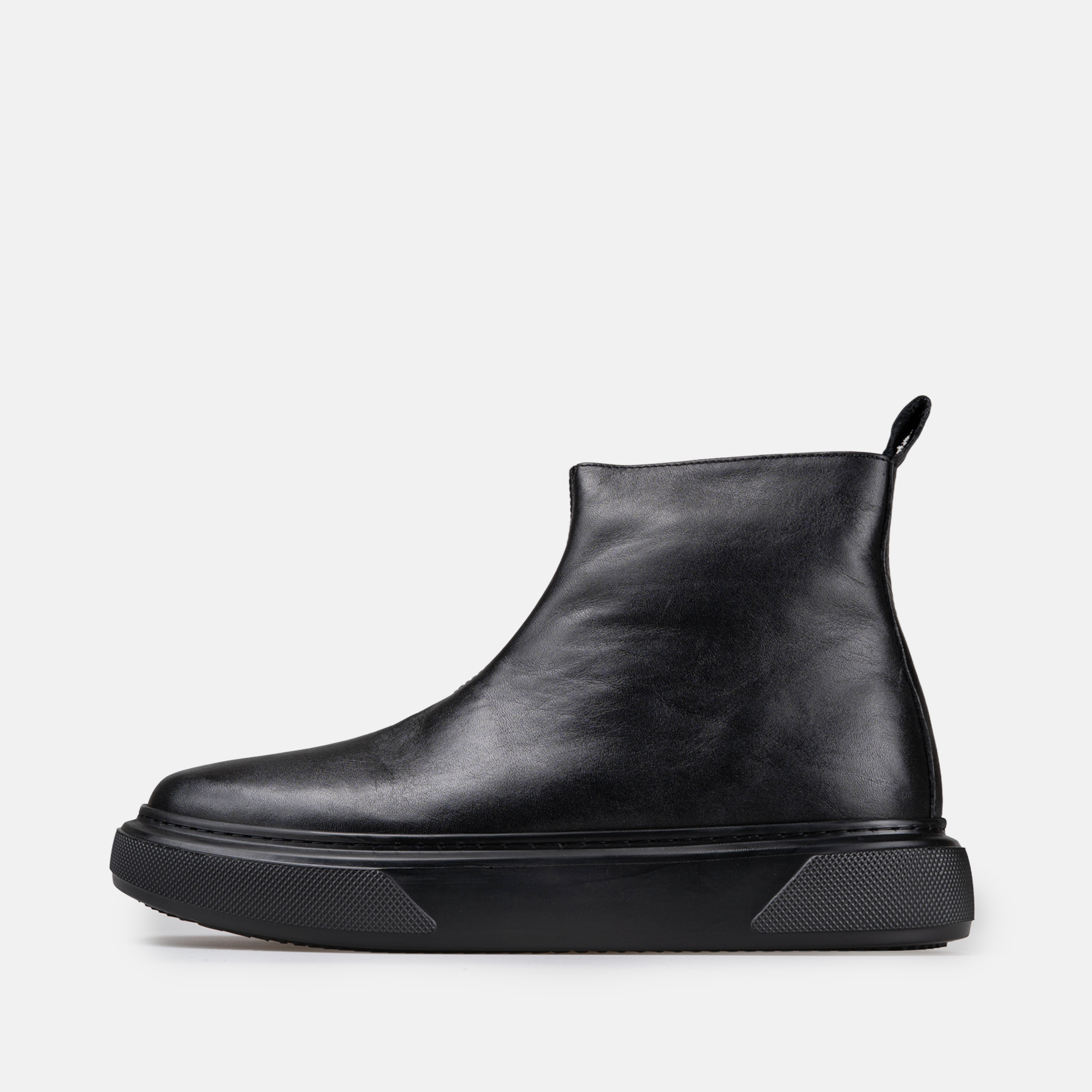 Volzak 303 Black Leather Ankle Boot