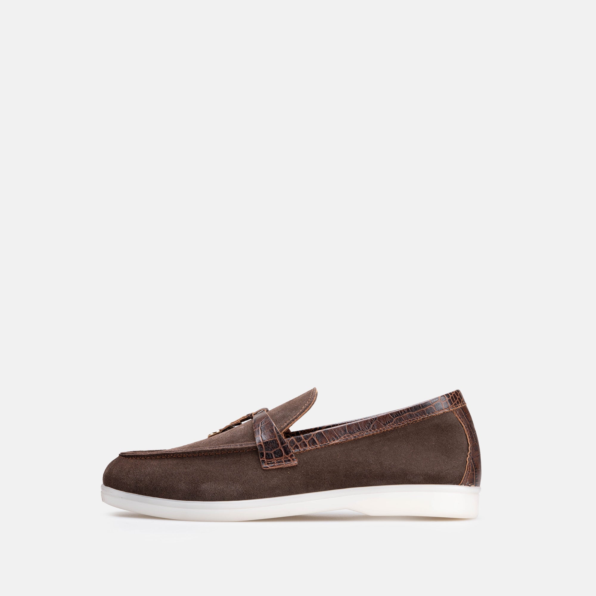 Volzak 32 s mocassin en daim Marron