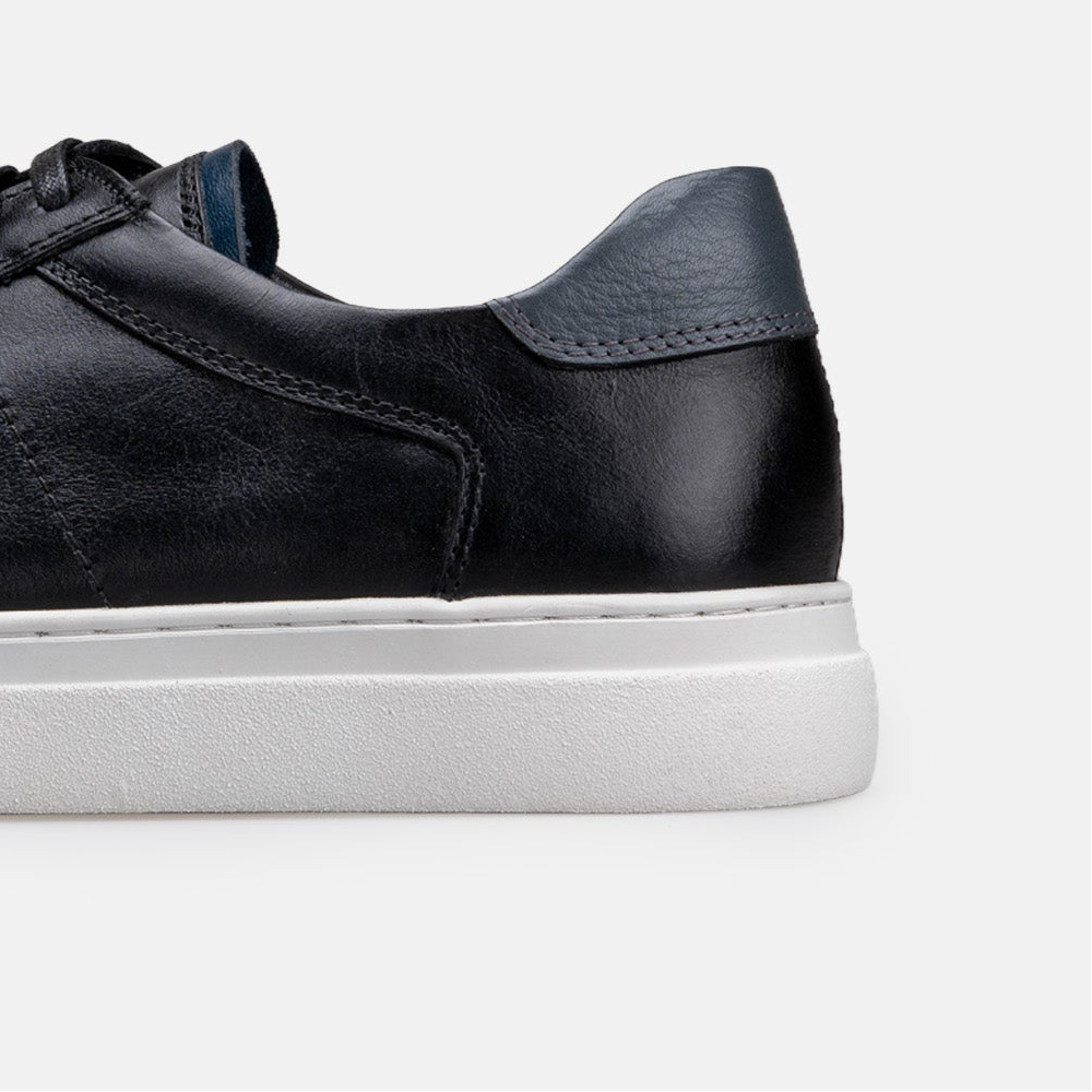 Volzak 7011 basket en cuir Noir