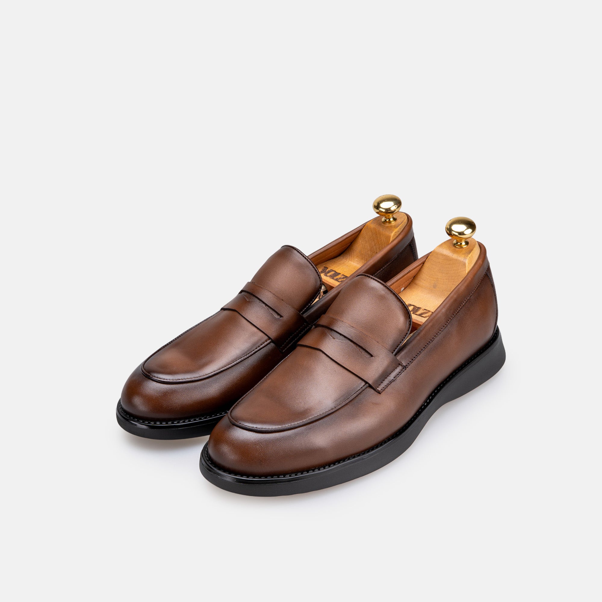 Volzak 5508 chaussure en cuir Marron Vintage