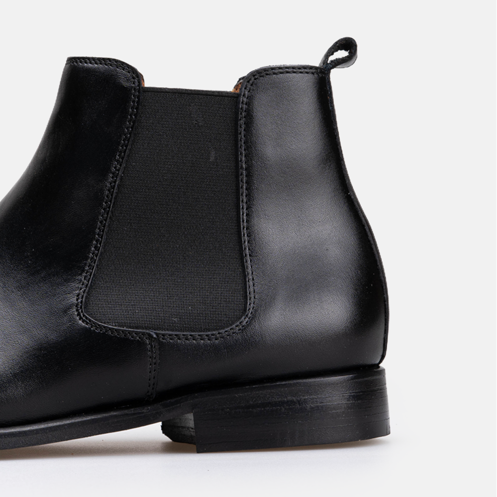 Volzak 5514 Bottine en cuir Noir