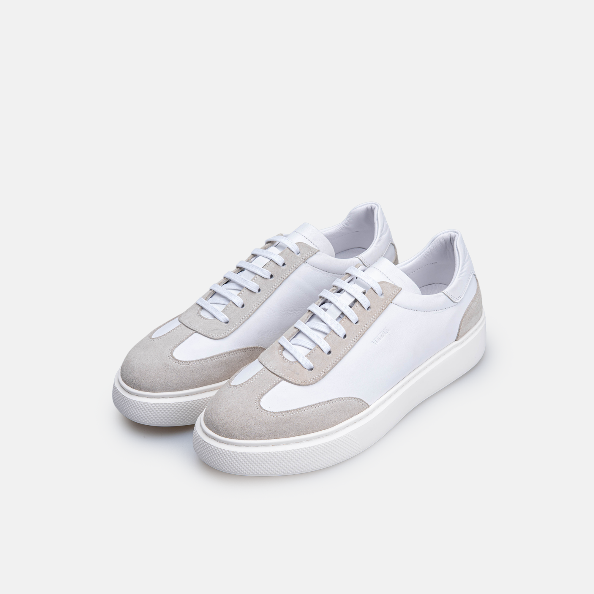 Volzak 7008 s Basket en cuir Blanc