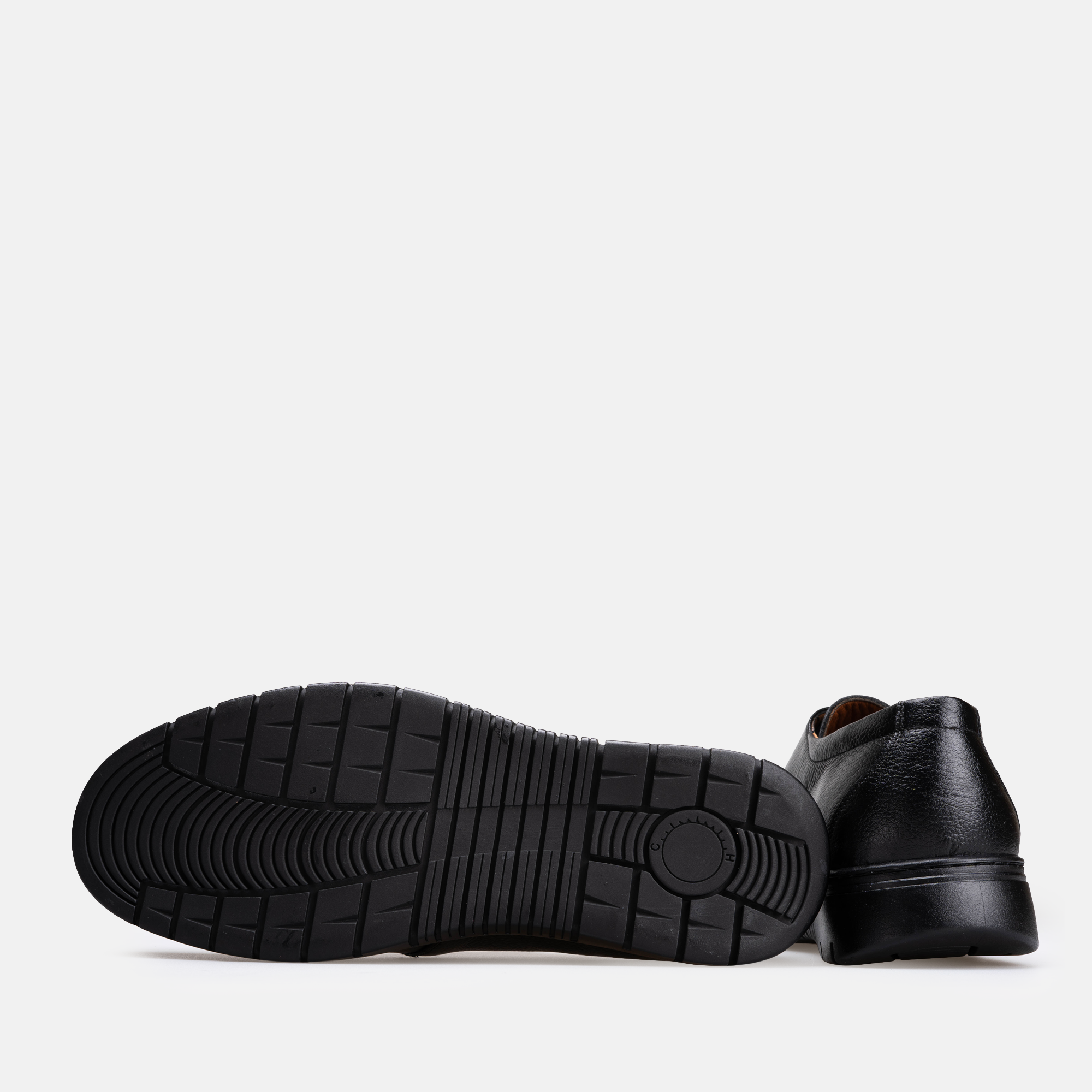 Volzak 5519 chaussure en cuir Noir Grainé