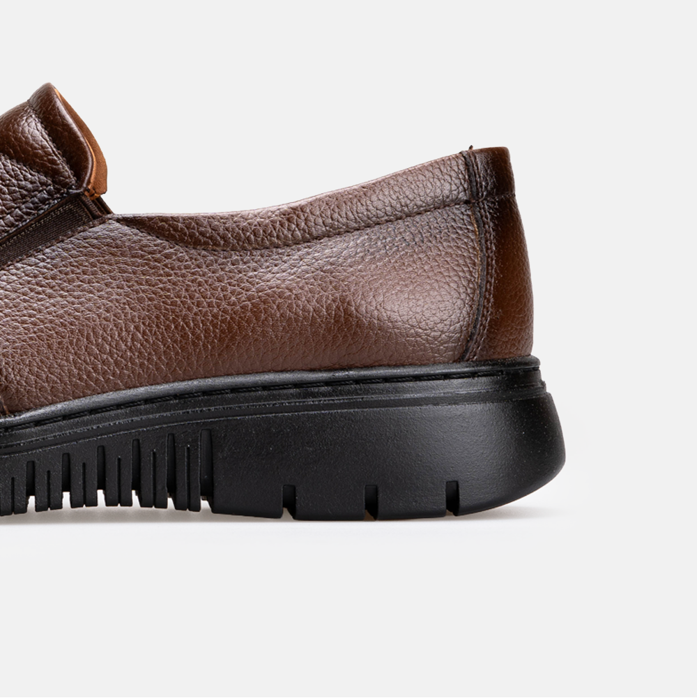 Volzak 5518 chaussure en cuir Marron Grainé