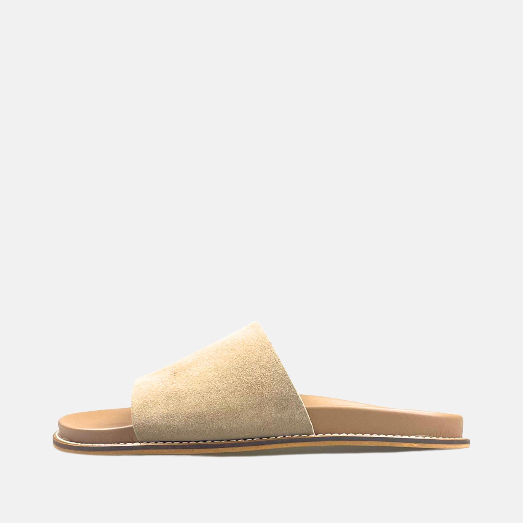 Volzak 521 Sandale en daim Beige