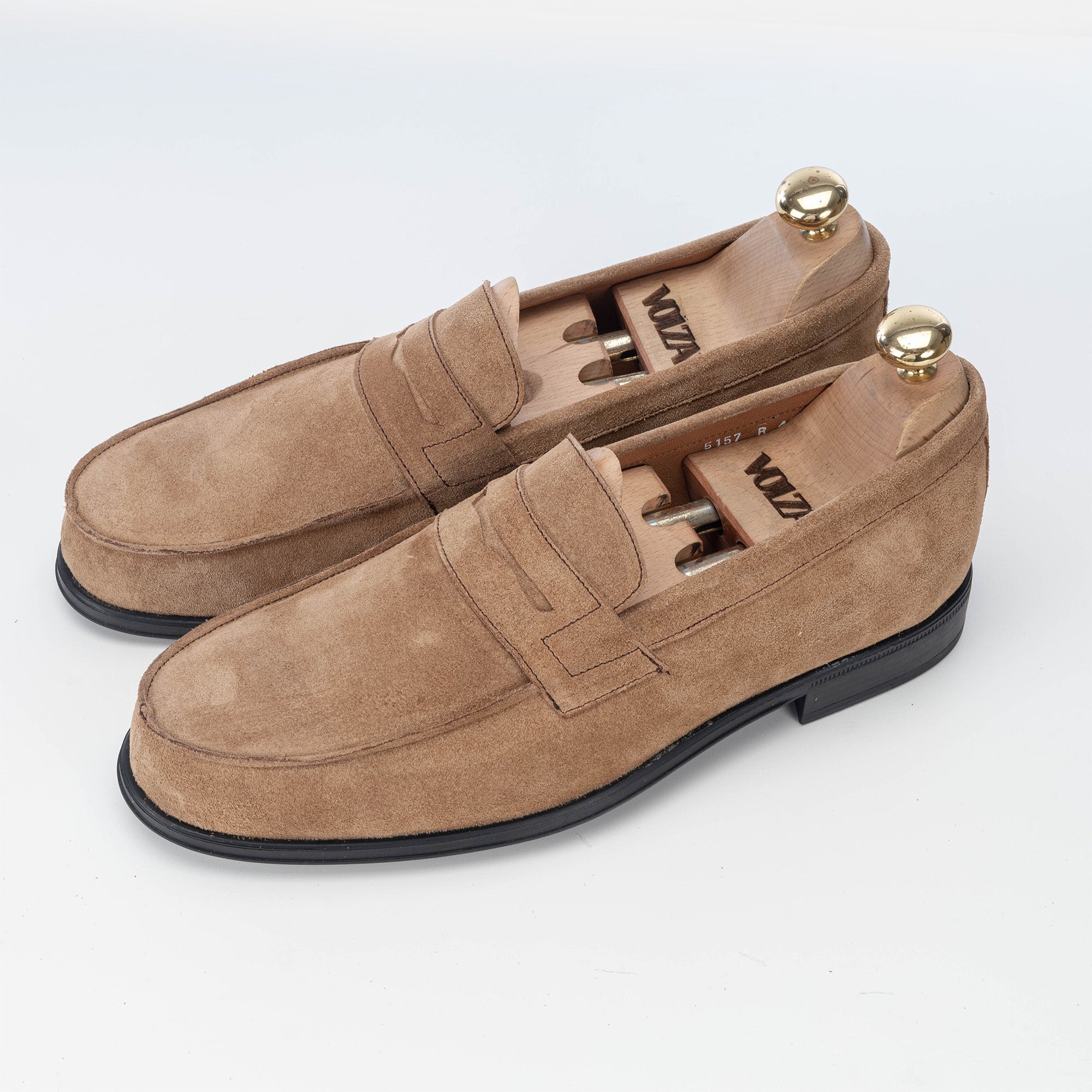 Volzak 5157 sand suede loafer