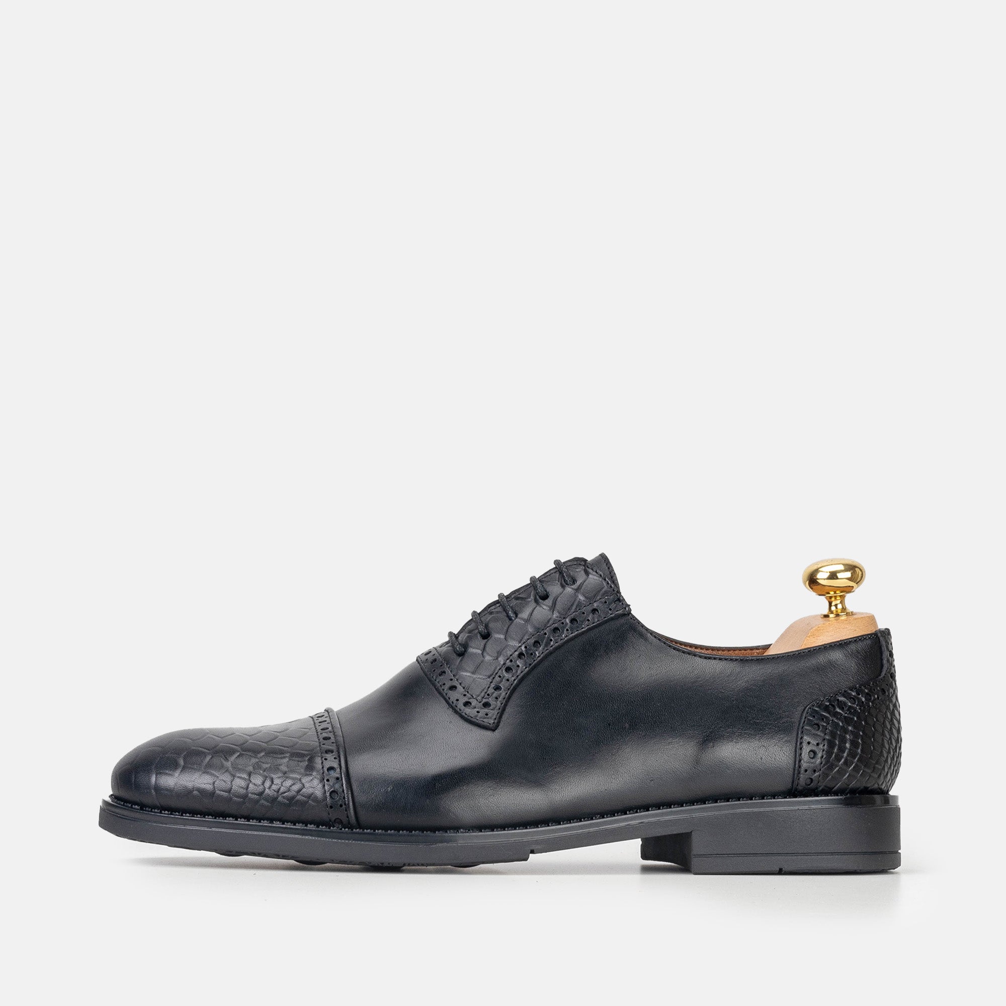 Volzak 5309 leather shoe Black