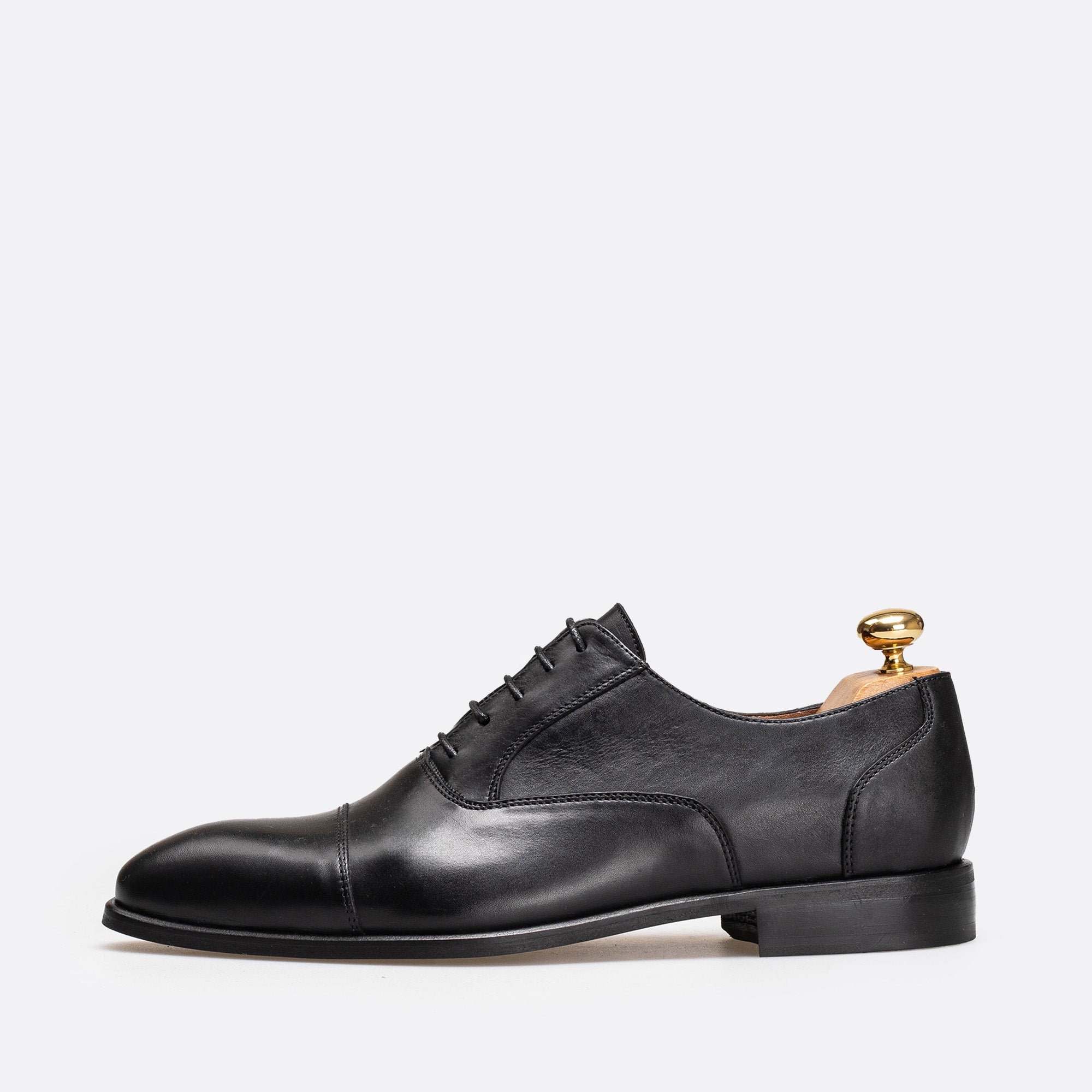 Volzak 5345 leather shoe Black