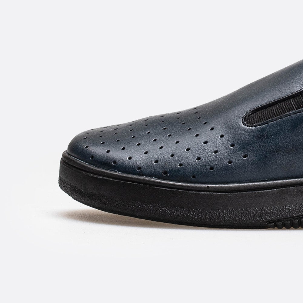 Volzak 5400 Sabot en cuir Bleu