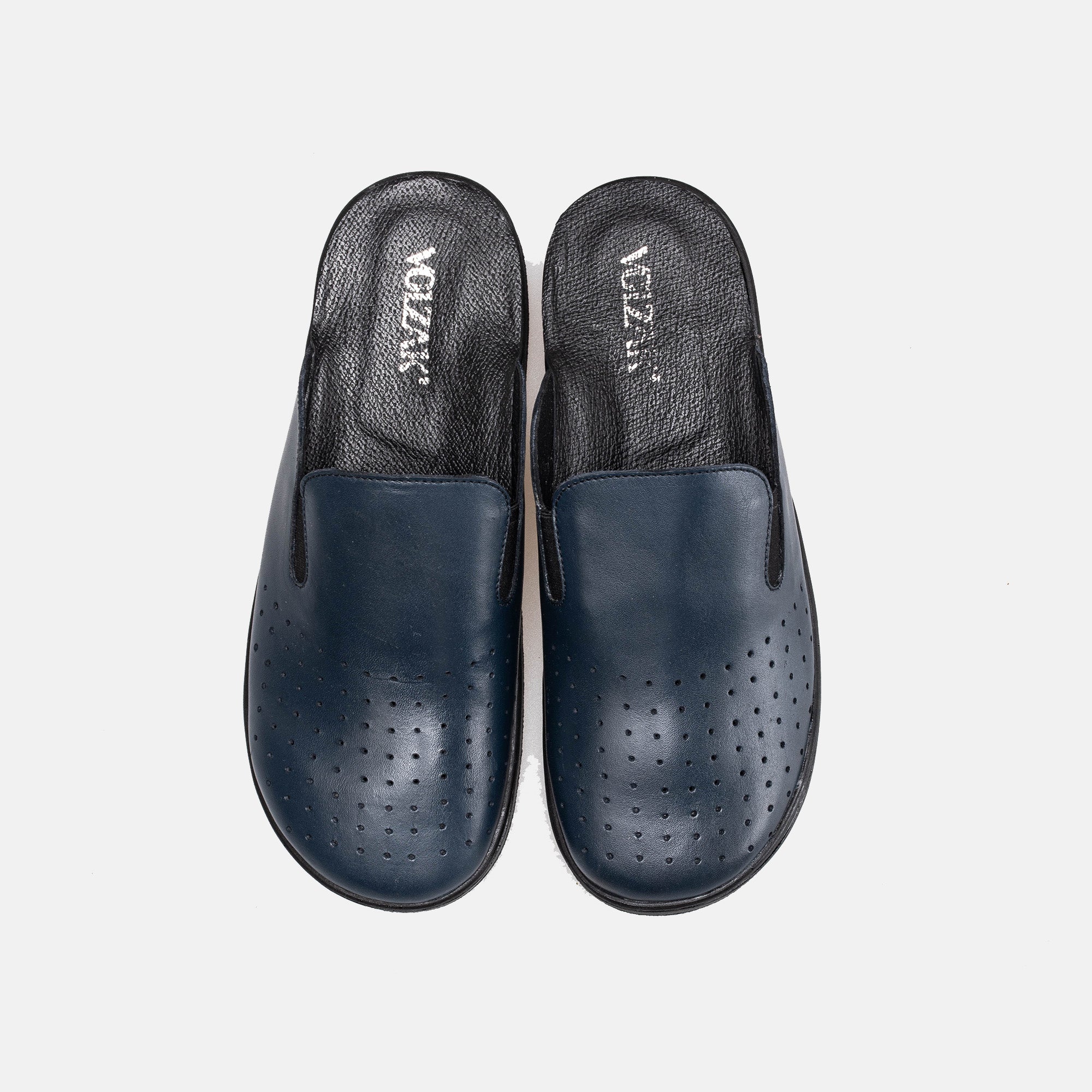 Volzak 5400 Blue Leather Clog