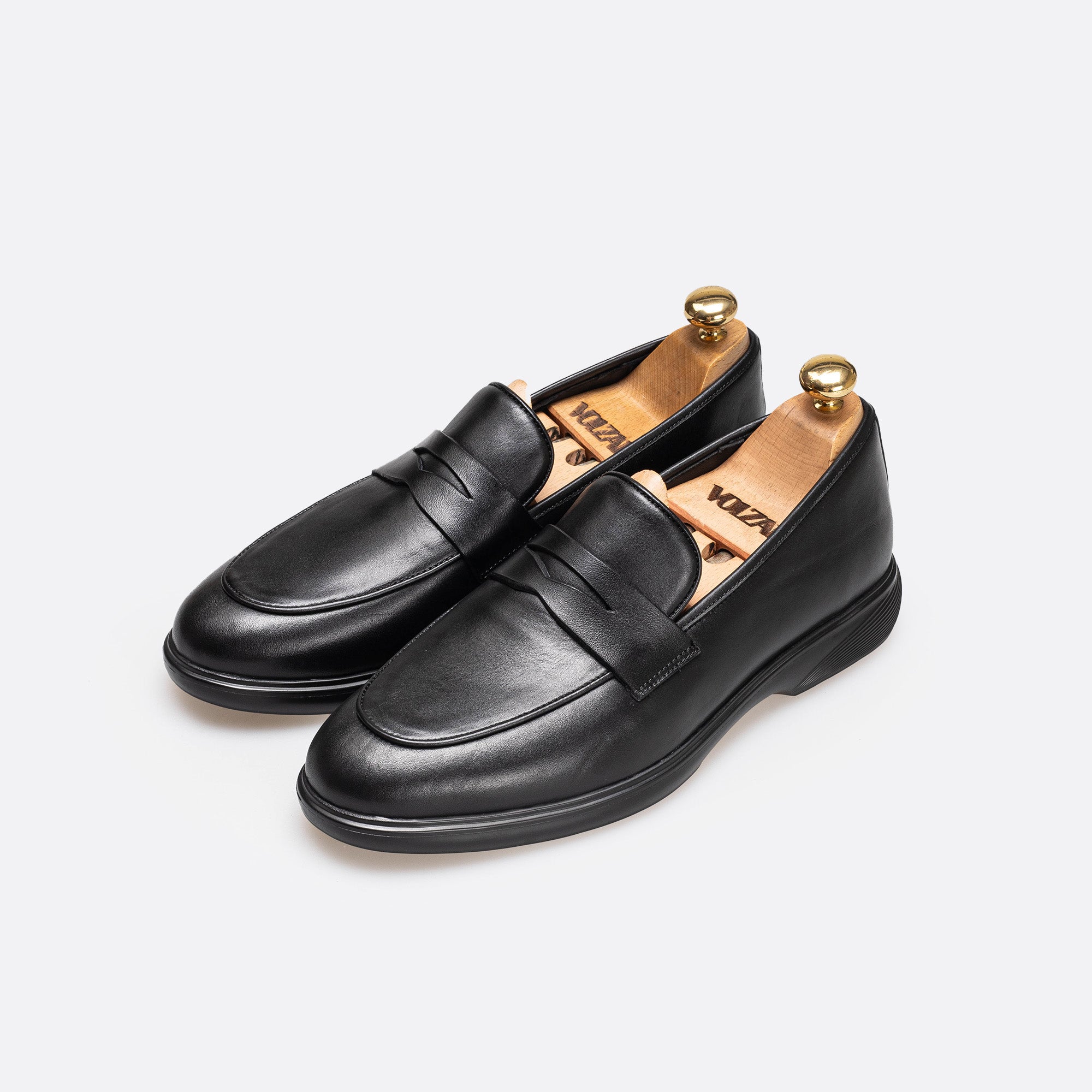 Volzak 2119 leather shoe Black