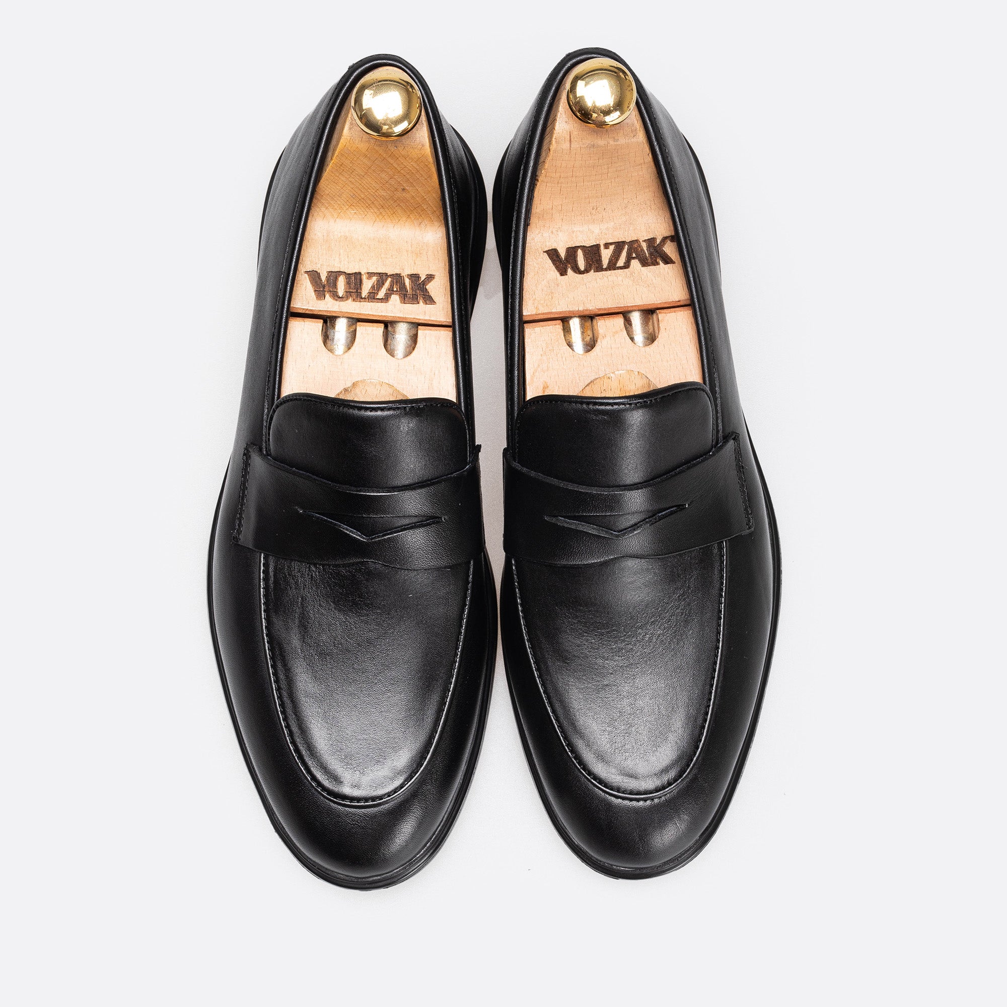 Volzak 2119 leather shoe Black
