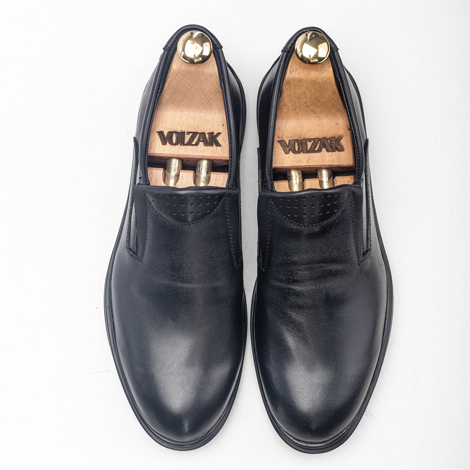 Volzak 8850 Black Leather Shoe