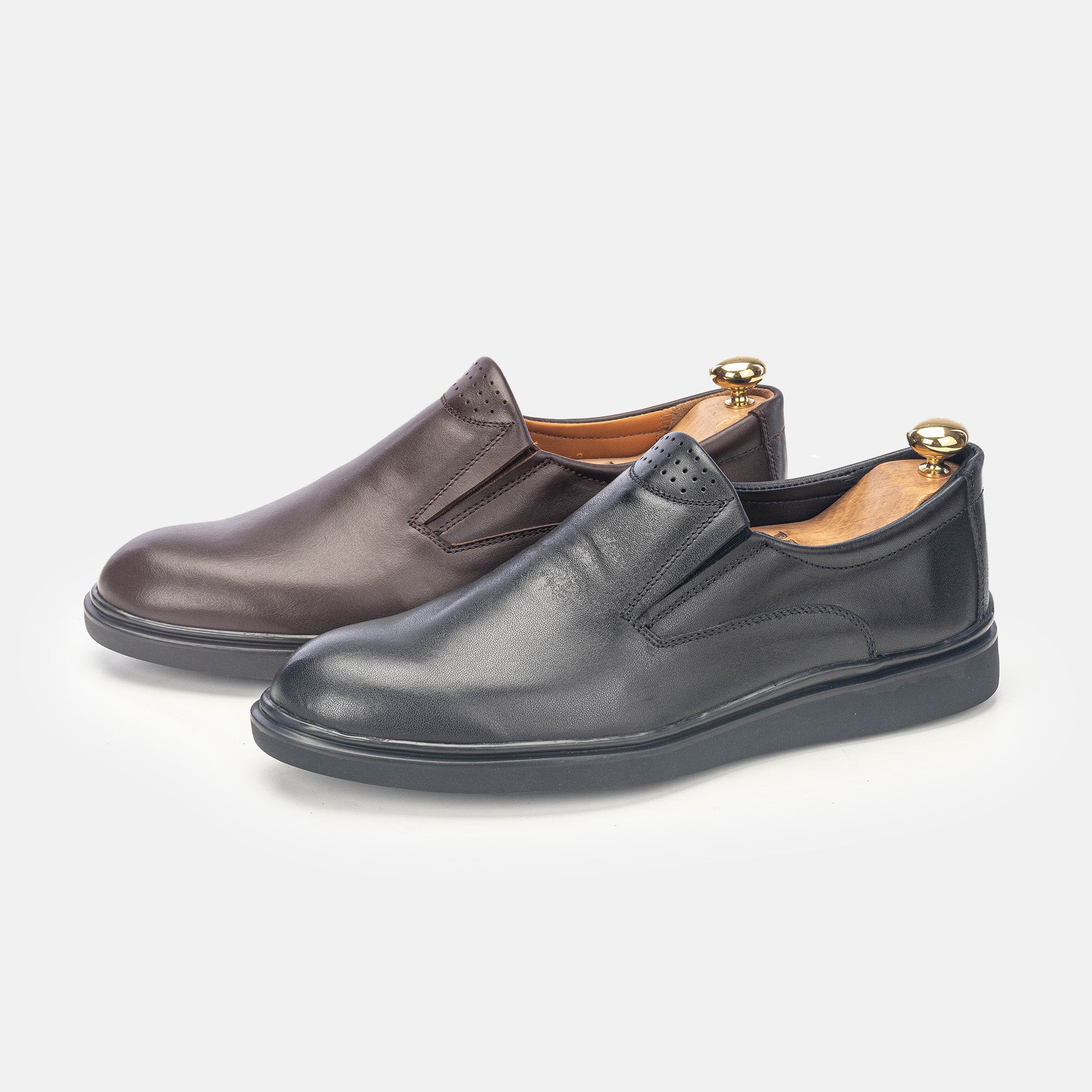 Volzak 8850 Black Leather Shoe