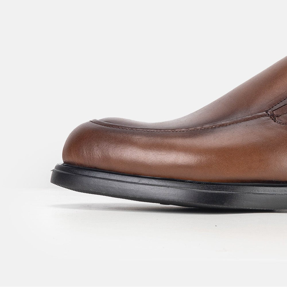 Volzak 5316 chaussure en cuir Marron Vintage