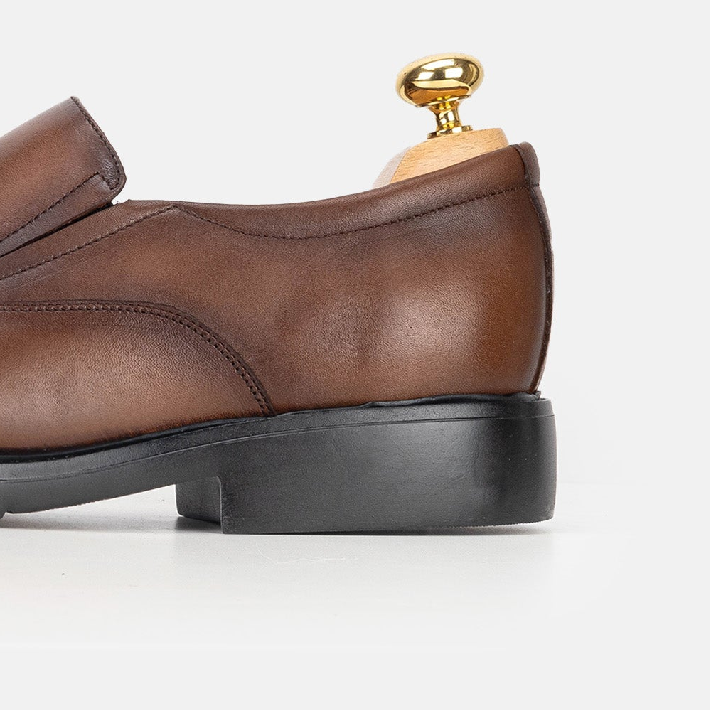 Volzak 5316 chaussure en cuir Marron Vintage