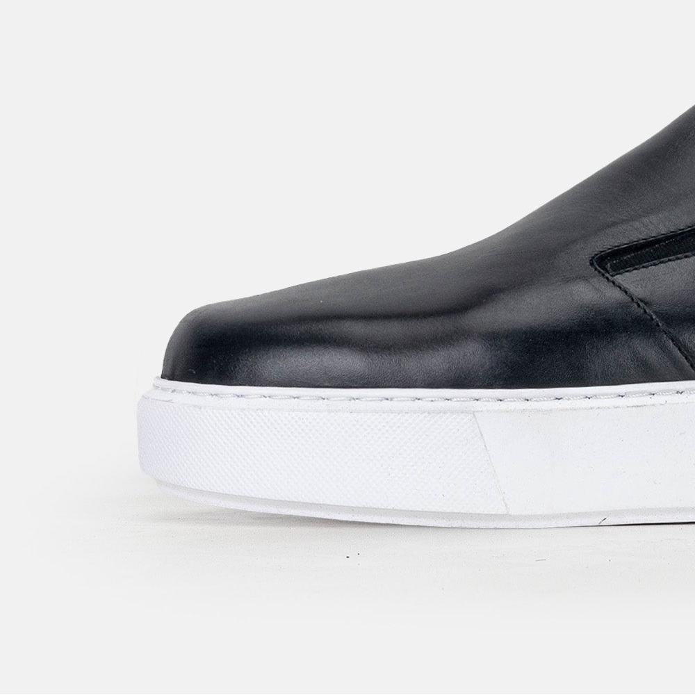 Volzak 5329 Mule en cuir Noir