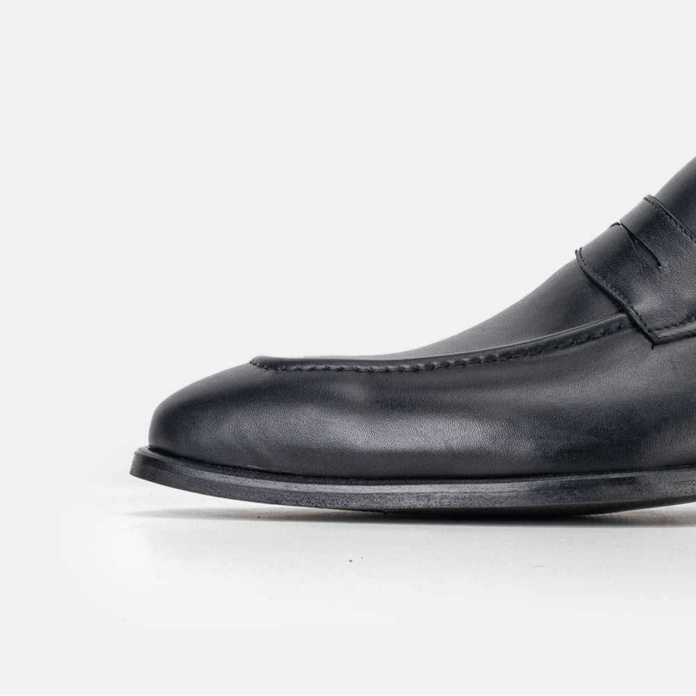 Volzak 5330 leather shoe Black