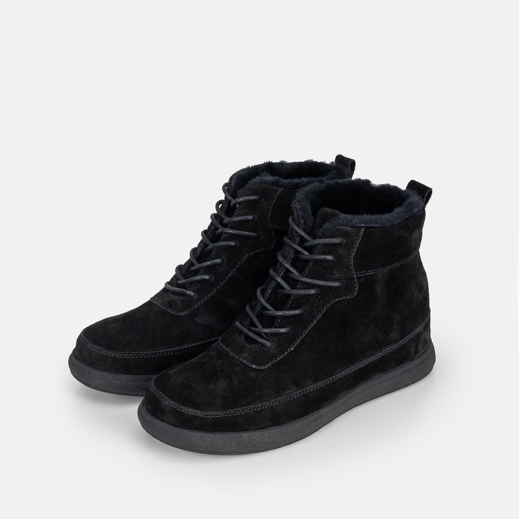 Volzak 7203 bottine en daim Noir
