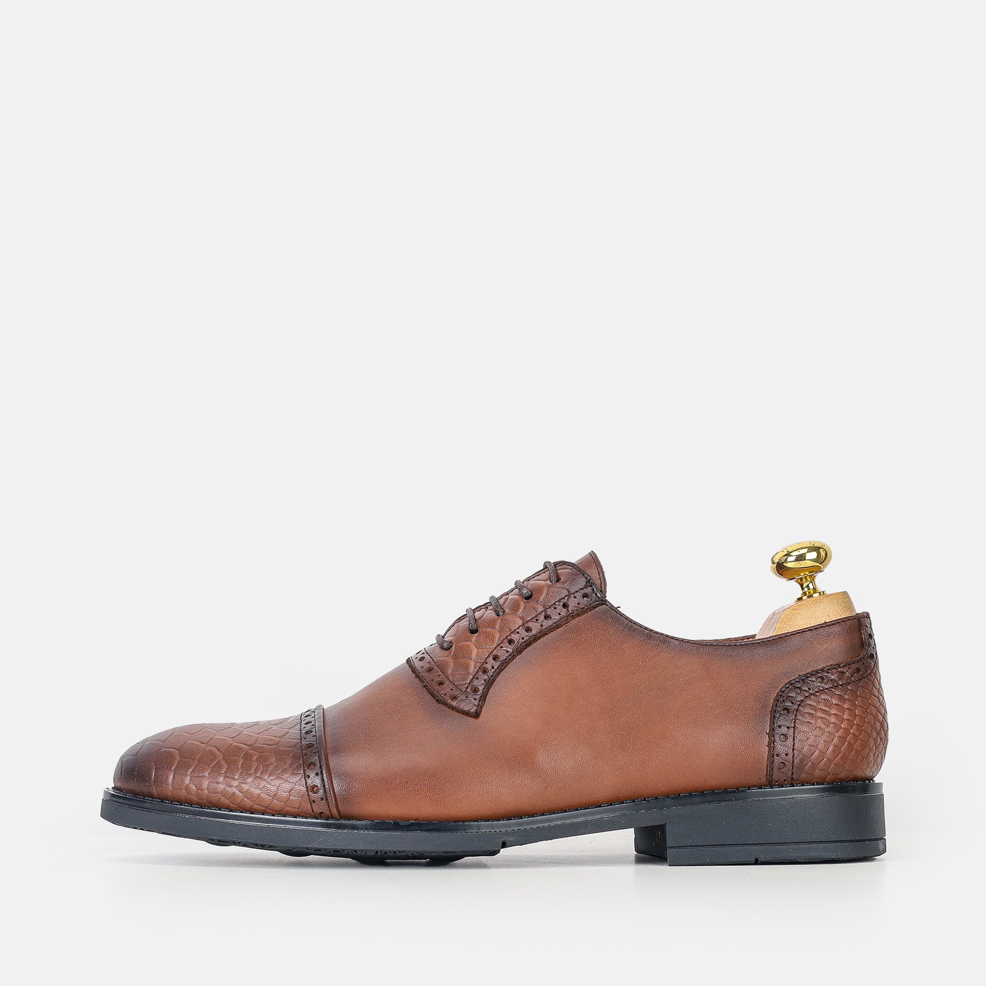 Volzak 5309 Vintage Brown Leather Shoe