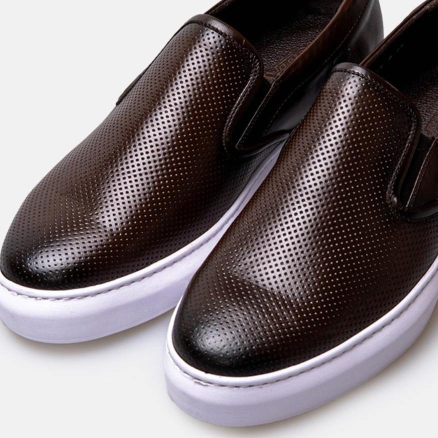 Volzak 5417 Brown leather sneaker